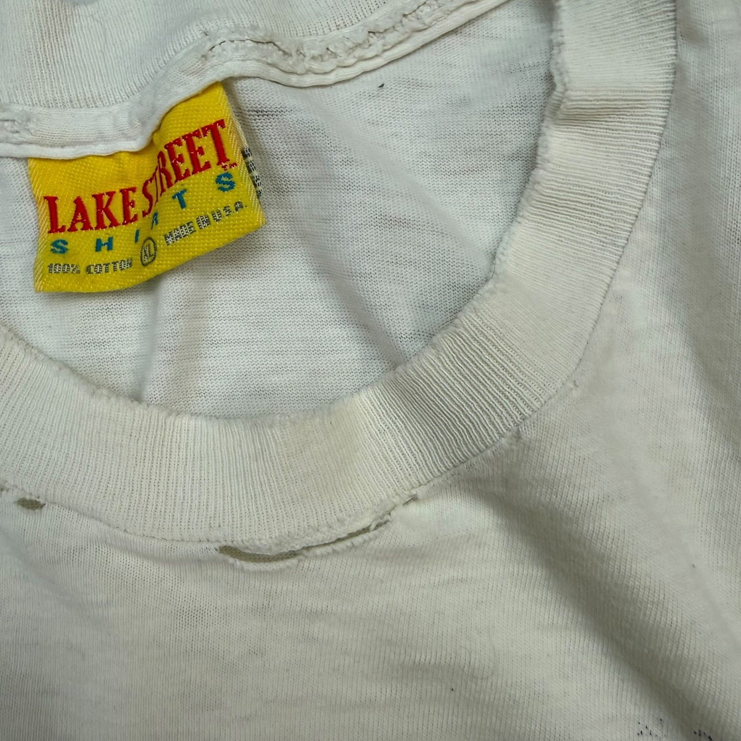 Vintage My Other Body Is In The Shop Tee White