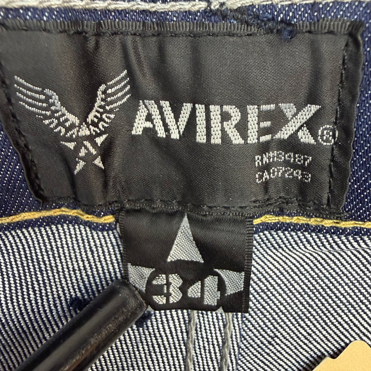 Vintage Avirex Raw Denim Jeans Indigo