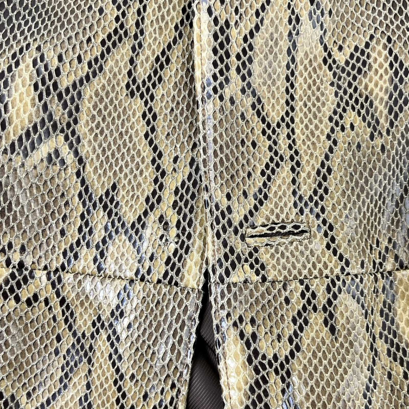 Stussy Leather Snake Blazer