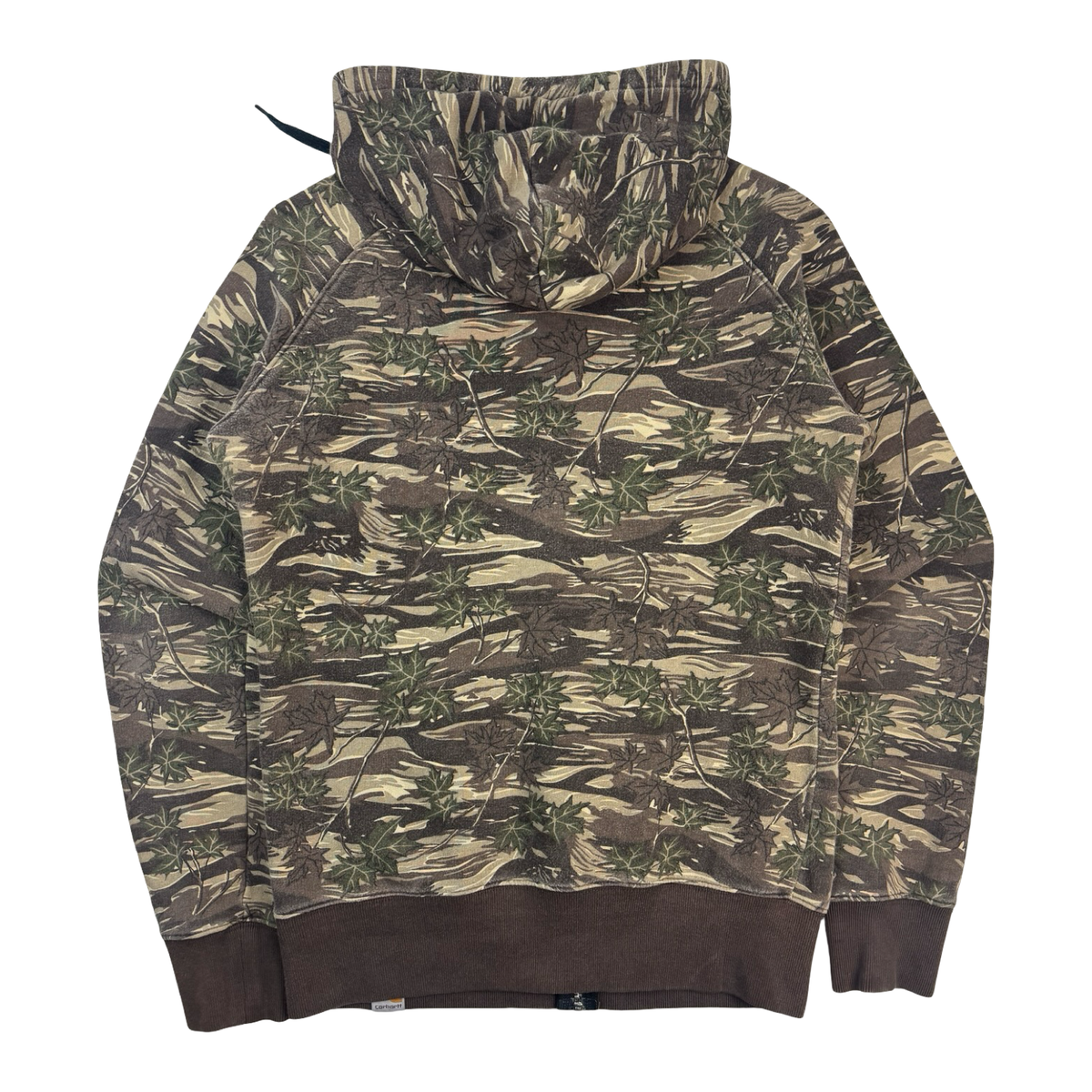 Vintage Carhartt Rugged Outdoor Wear Camo Zip Hoodie