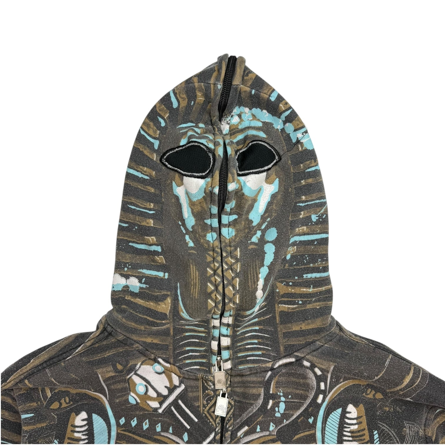 Vintage Y2K Mecca Egyptian Pharaoh Cobra Hoodie