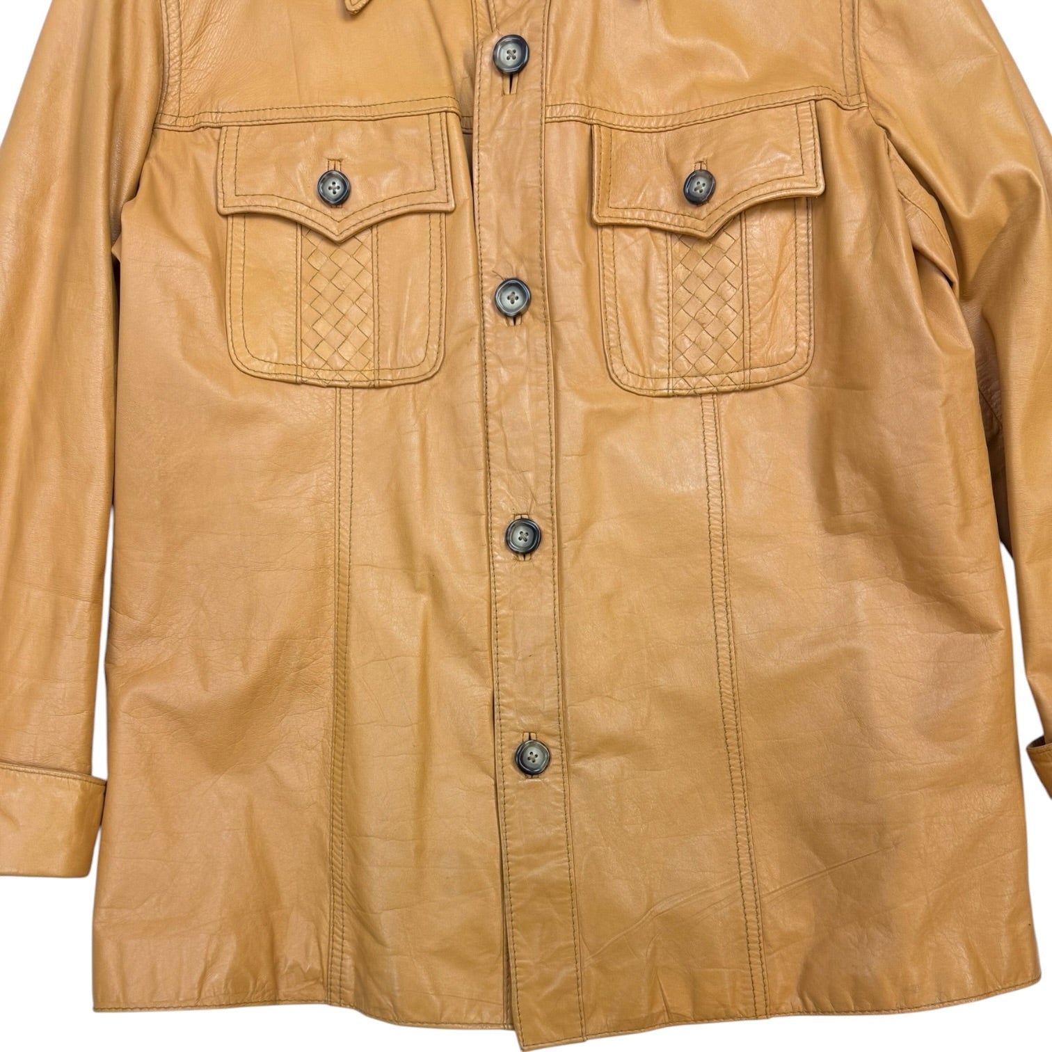 Vintage Baracuta Leather Overshirt