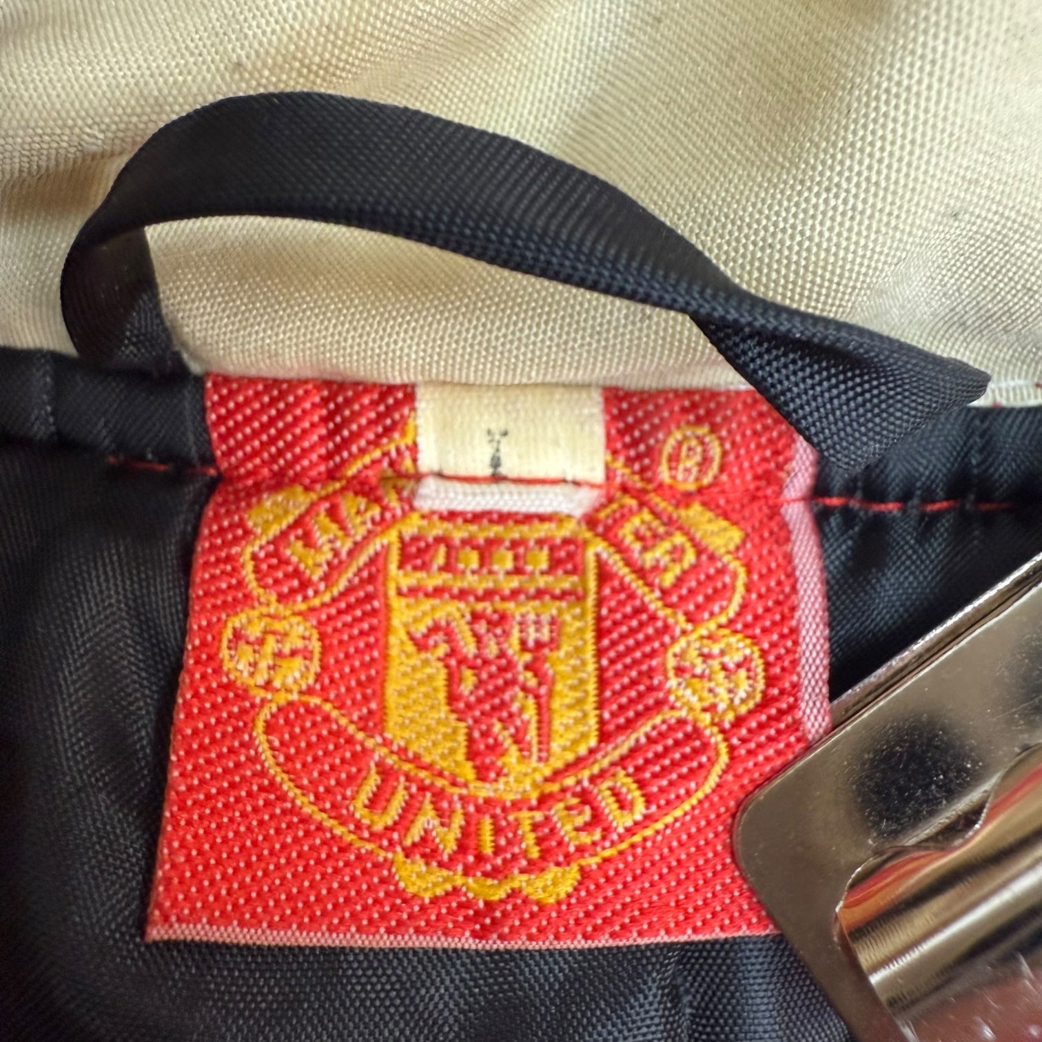 Vintage Manchester United Football Jacket Red