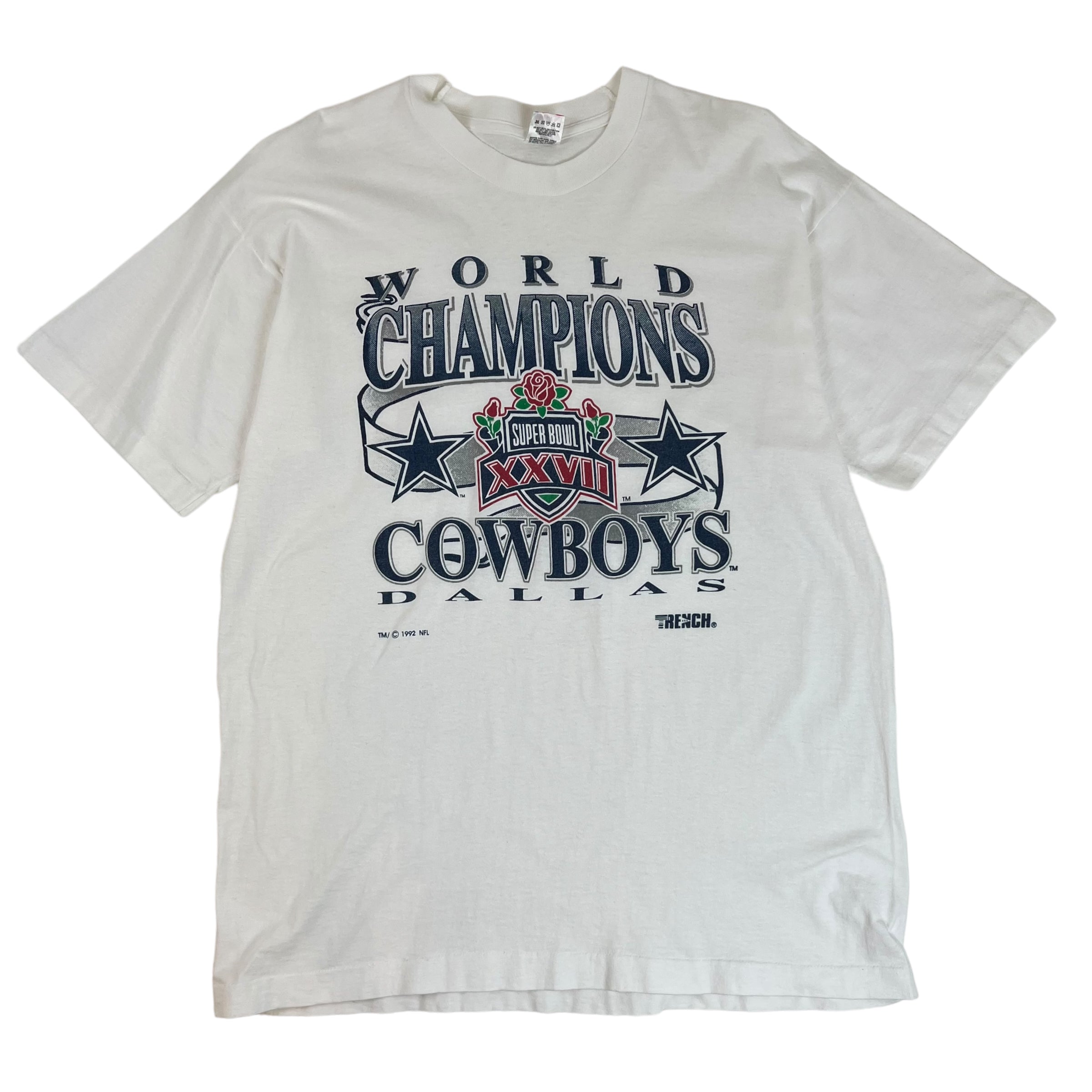 1993 Dallas Cowboys Super Bowl Tee White