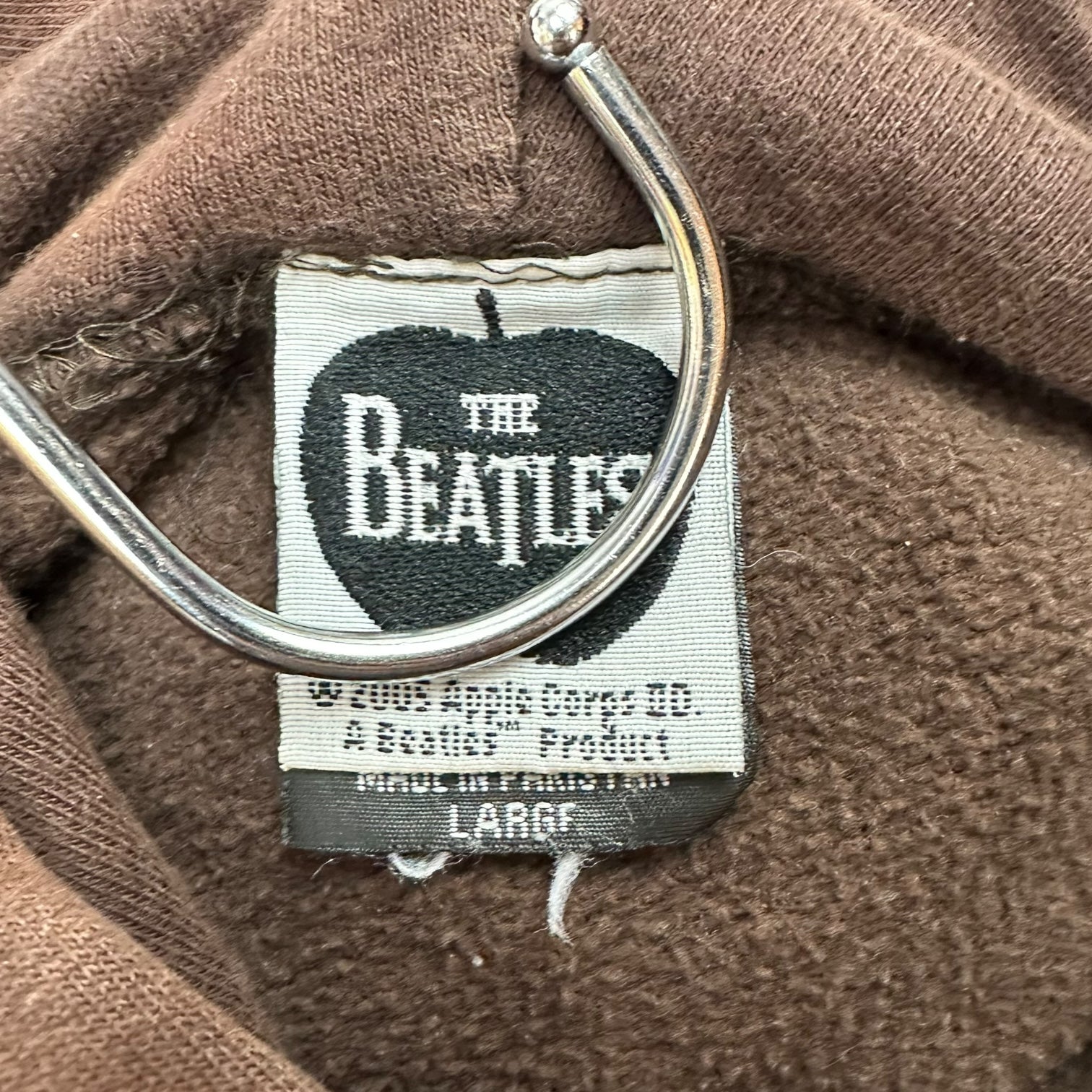 Vintage Beatles “Let It Be” Hoodie Brown