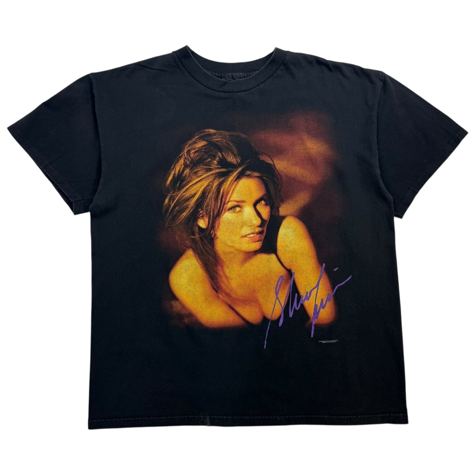 1998 Shania Twain Tee Black