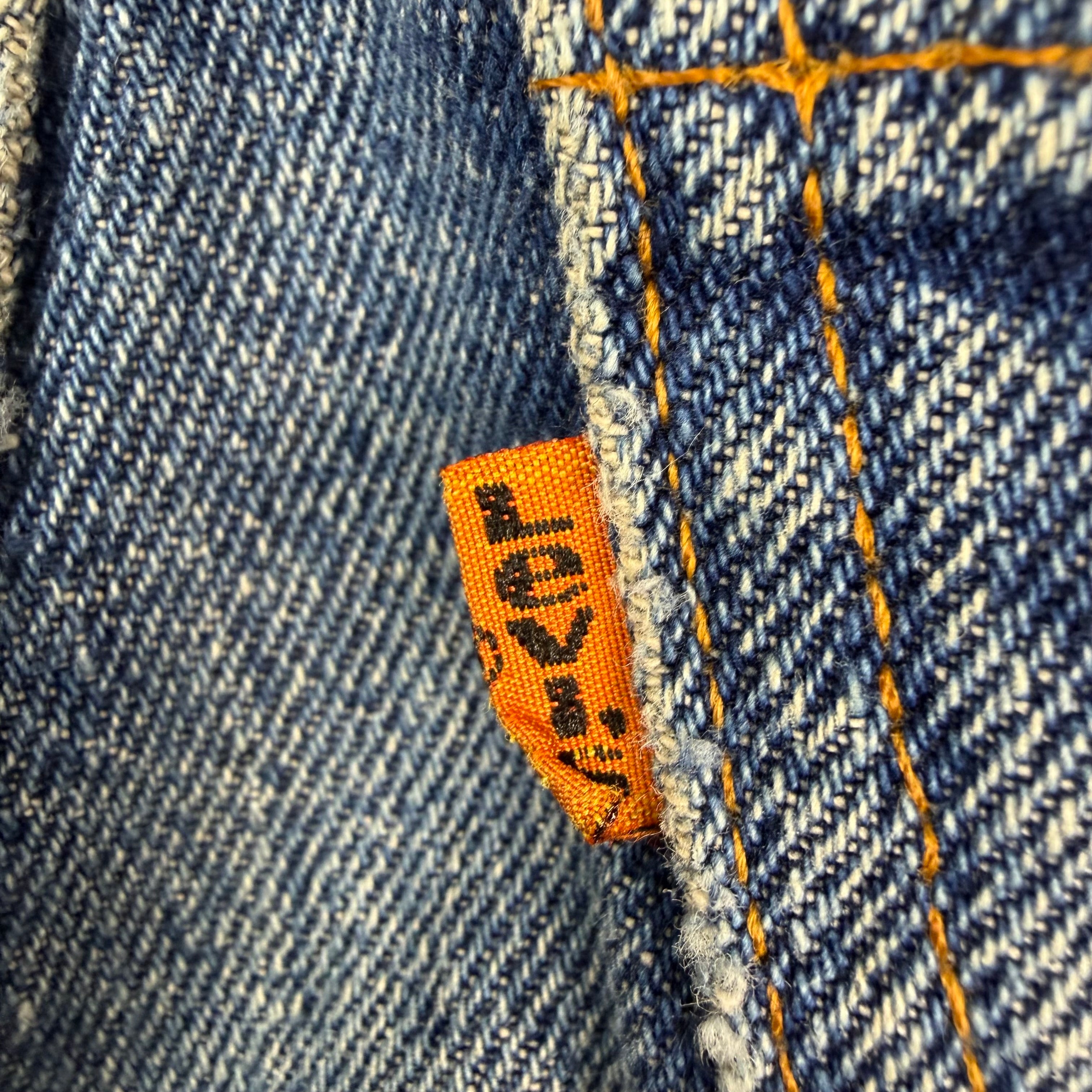 Vintage Levi’s 619 Orange Tab Denim Shorts Blue