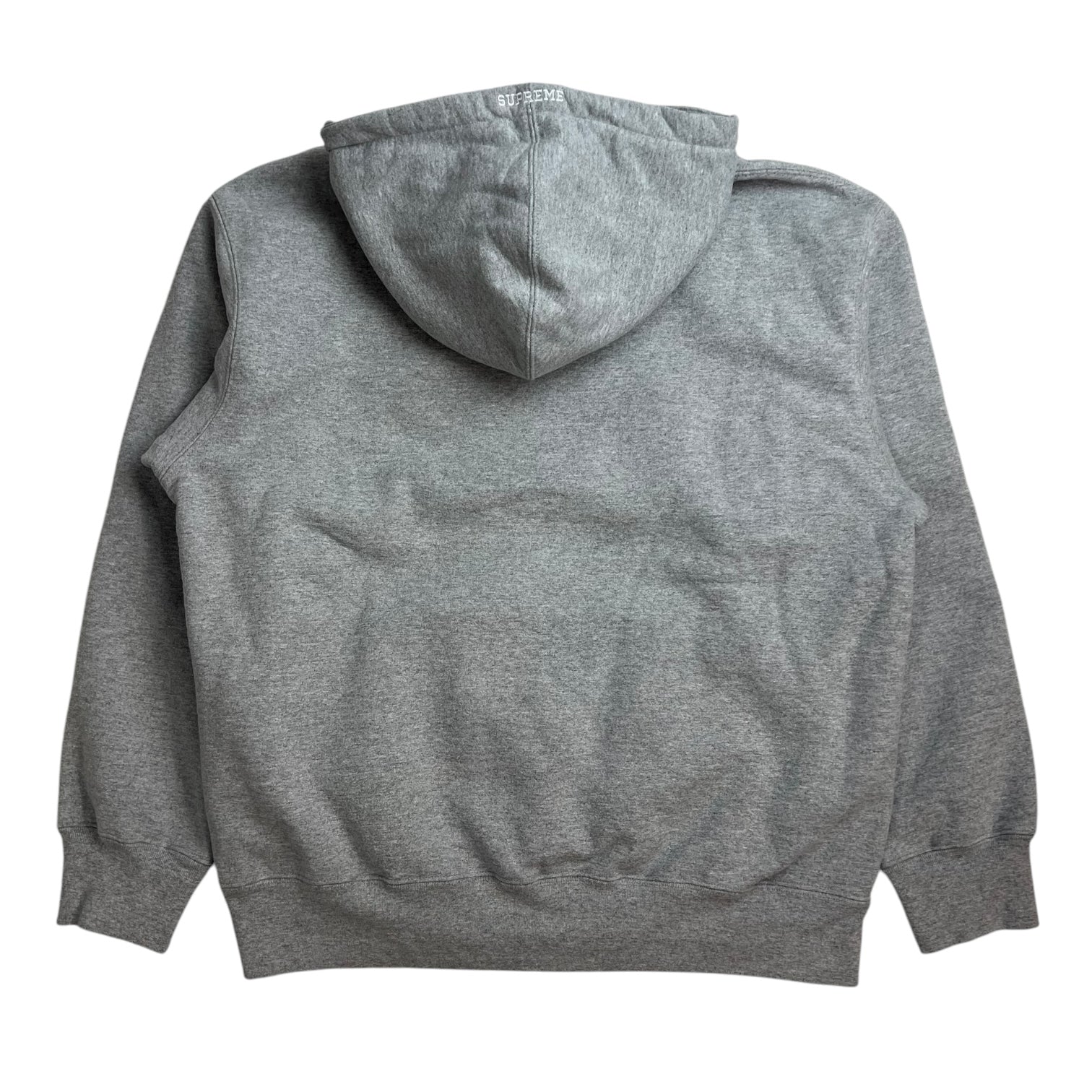 Supreme S Logo Hoodie Heather Grey