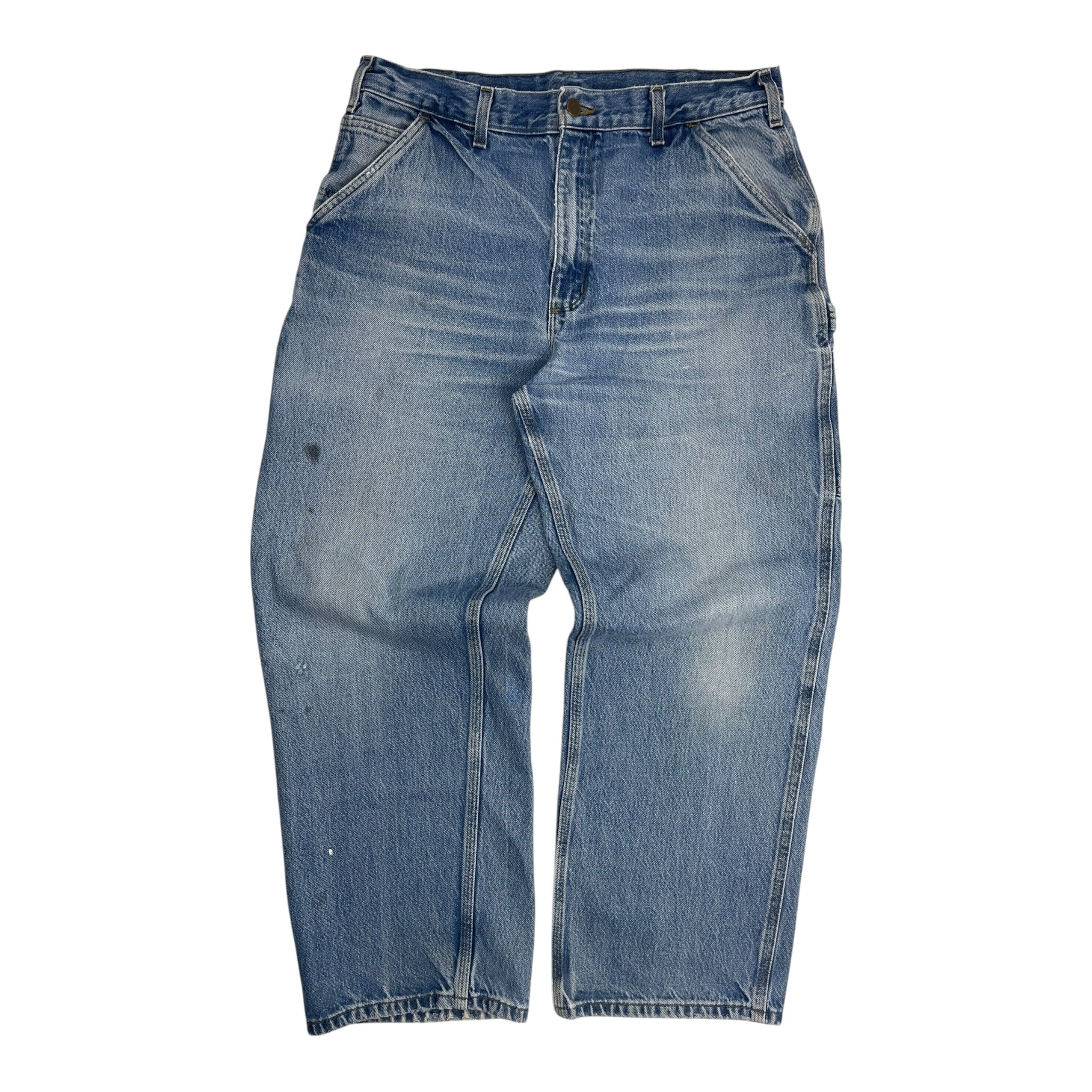 Vintage Carhartt B137 Worn in Blue Jean