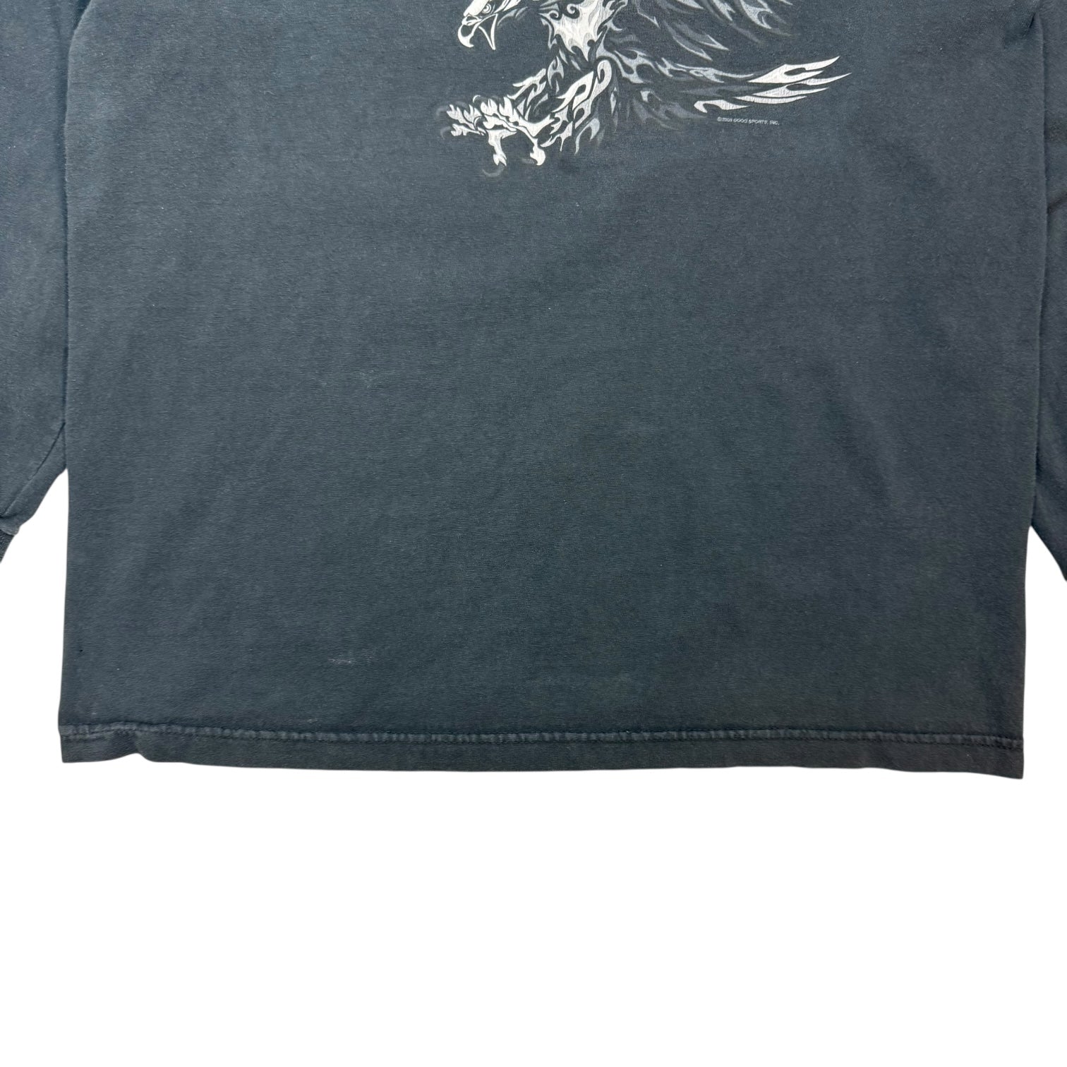 Vintage Hot Leathers Eagle L/S Tee Black