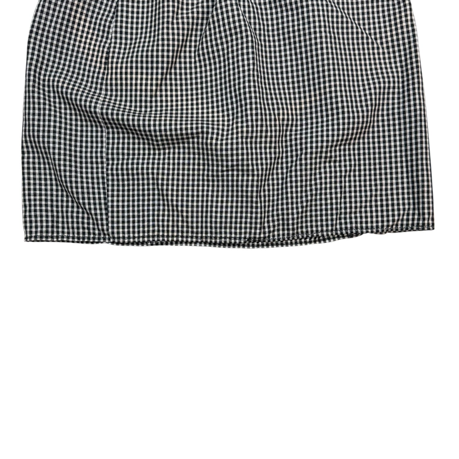 (W) Vintage Jenny B Plaid Skirt Black/White