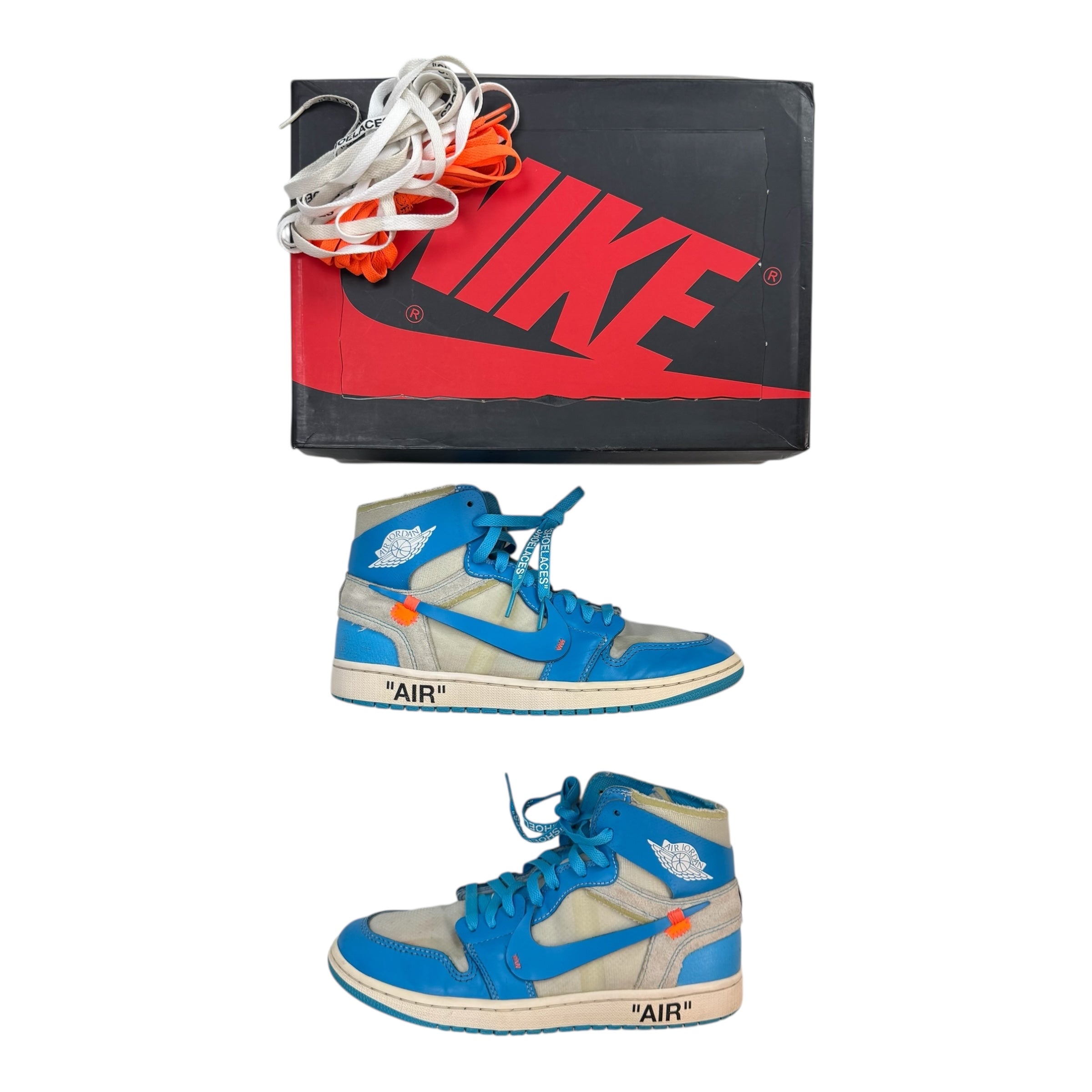 Jordan 1 High Off-White UNC (Used)