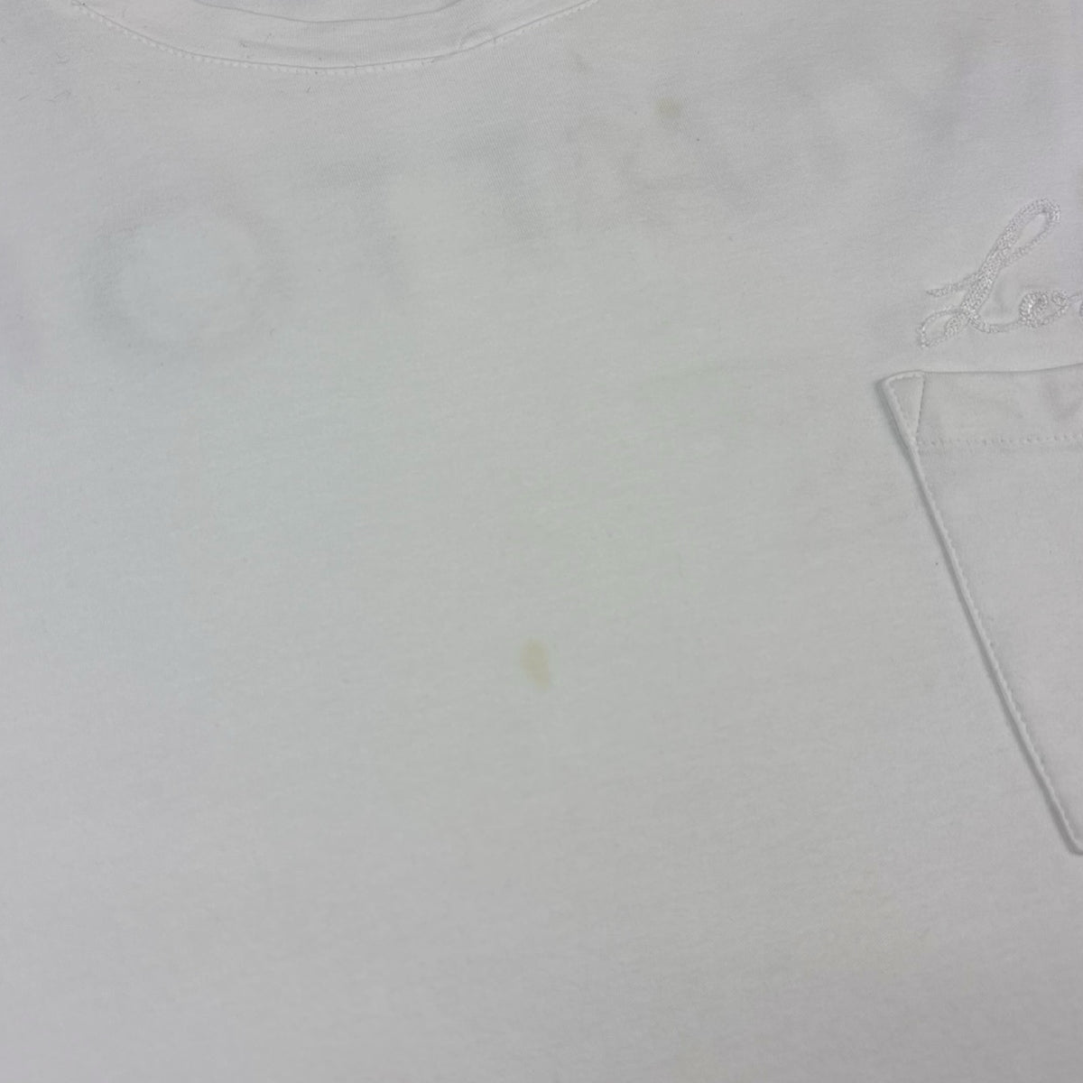 Louis Vuitton Pocket Script L/S Shirt White
