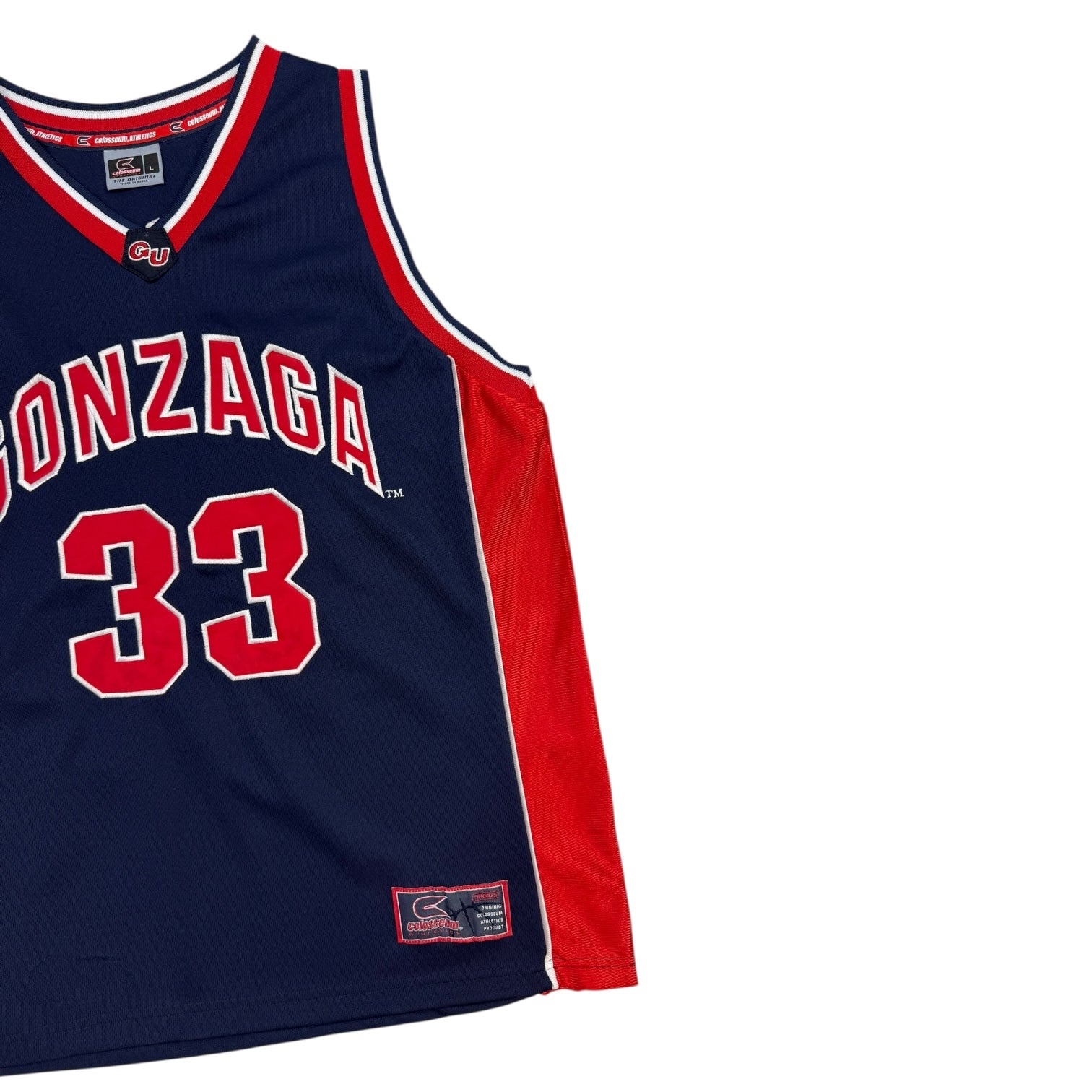Vintage Gonzaga Bulldogs Basketball Jersey Navy