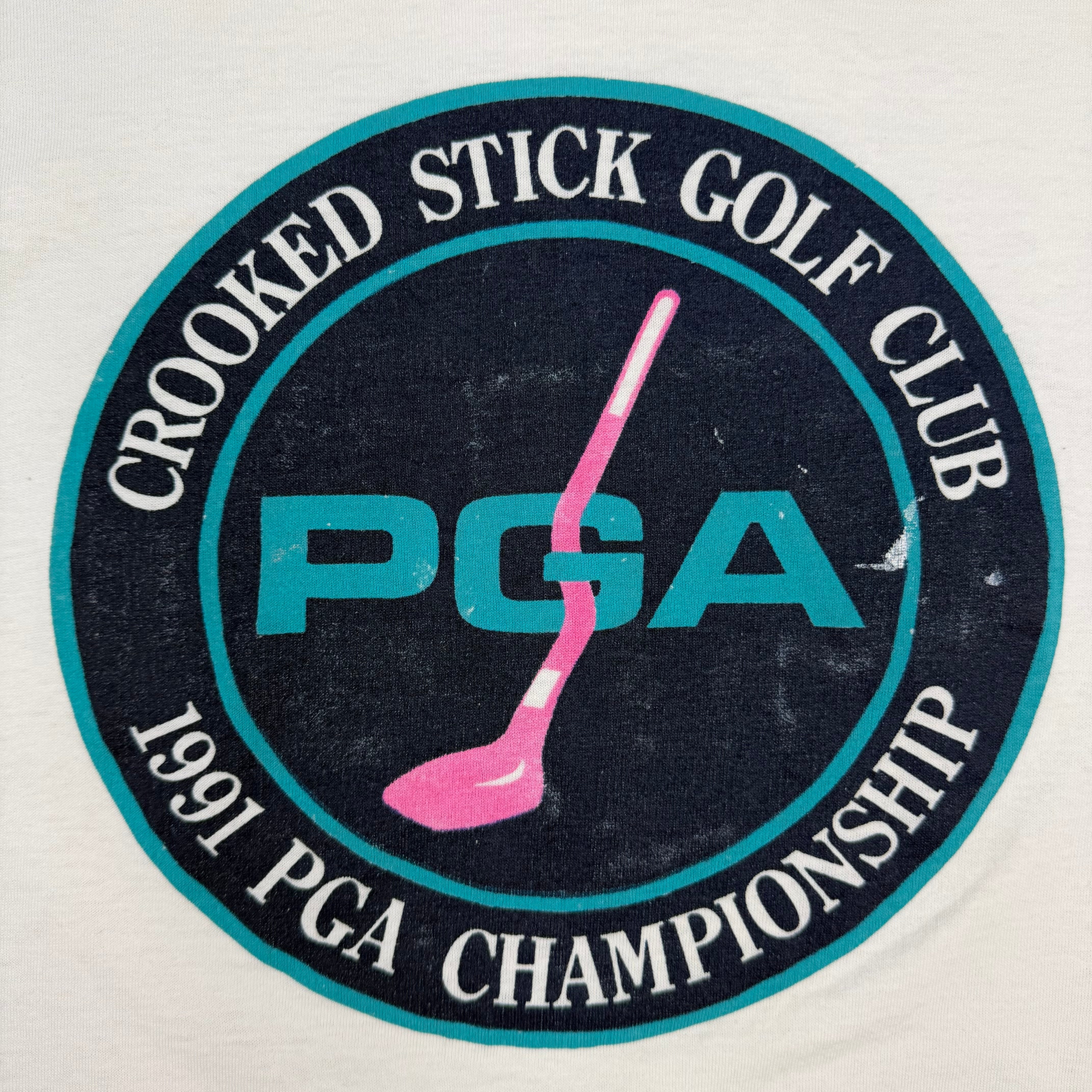 1991 PGA Crooked Stick Golf Club Championship Tee White