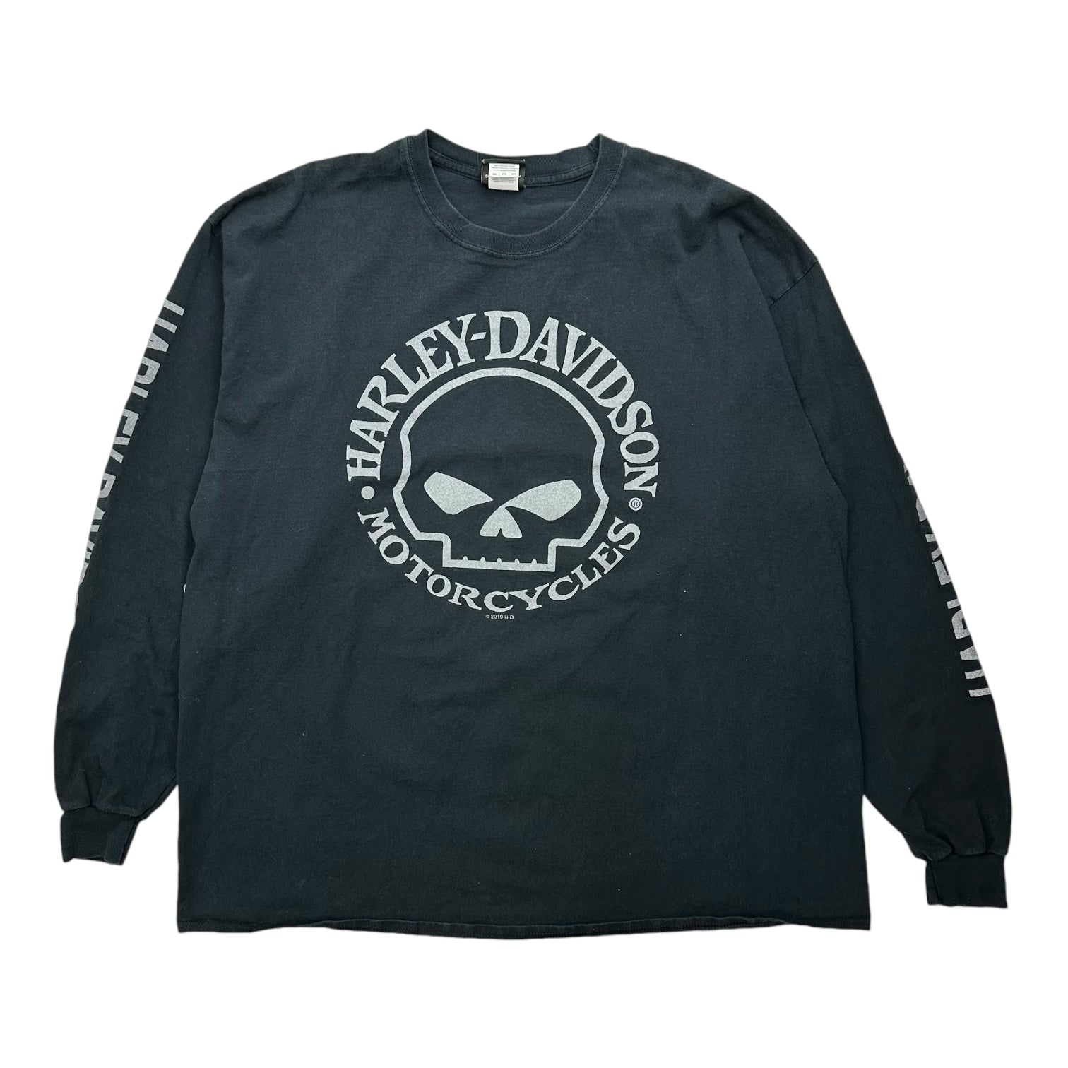 Vintage Harley Davidson Of Edmonton L/S Tee Black