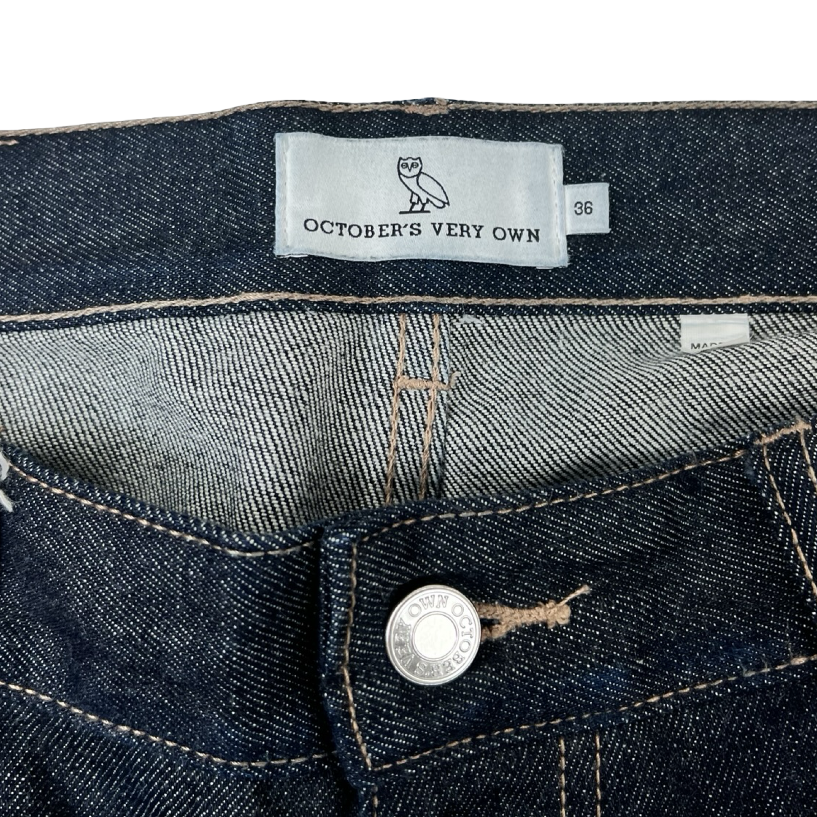 OVO Octobers Very Own Salvage Egde Denim Jeans