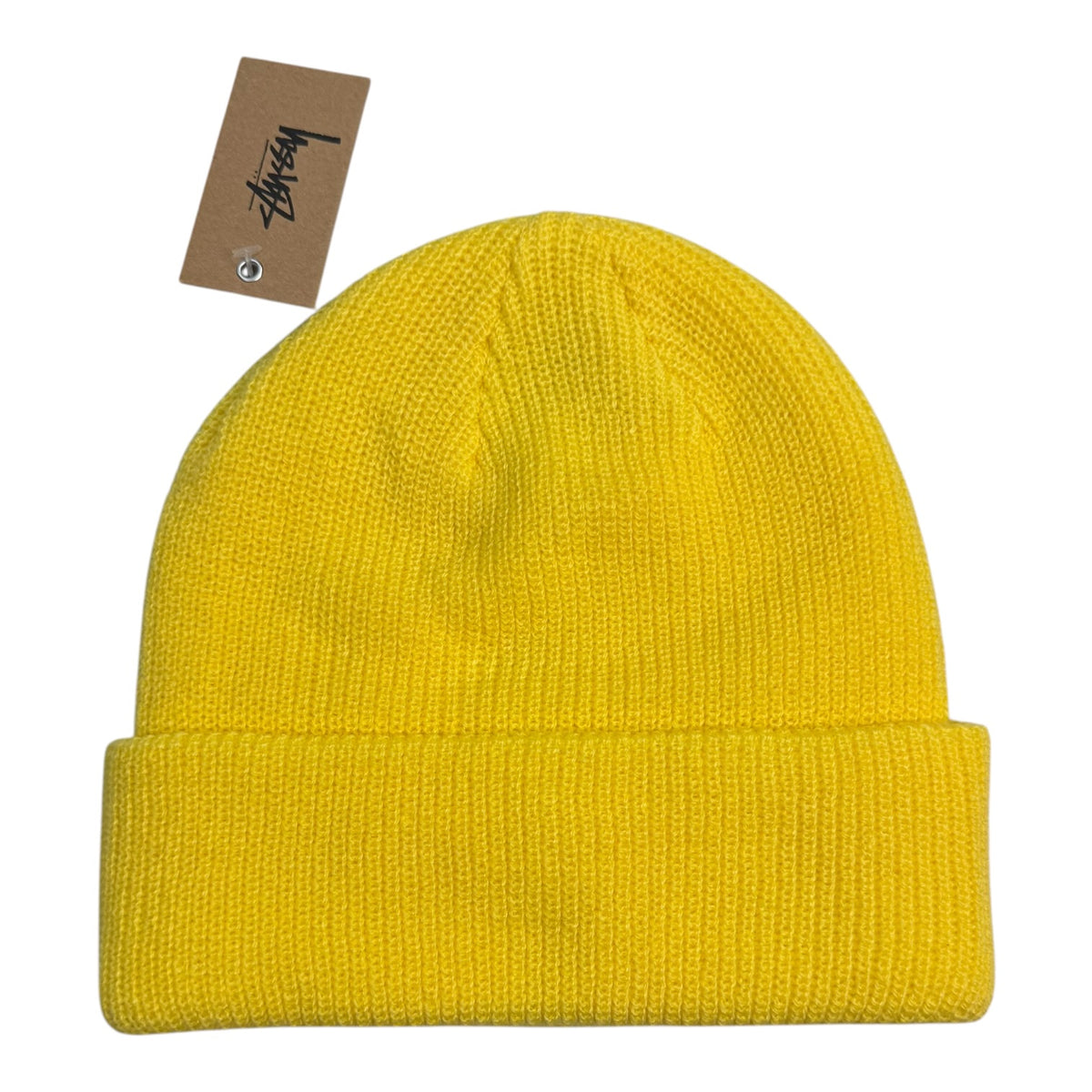 Stussy Basic Cuff Beanie Yellow