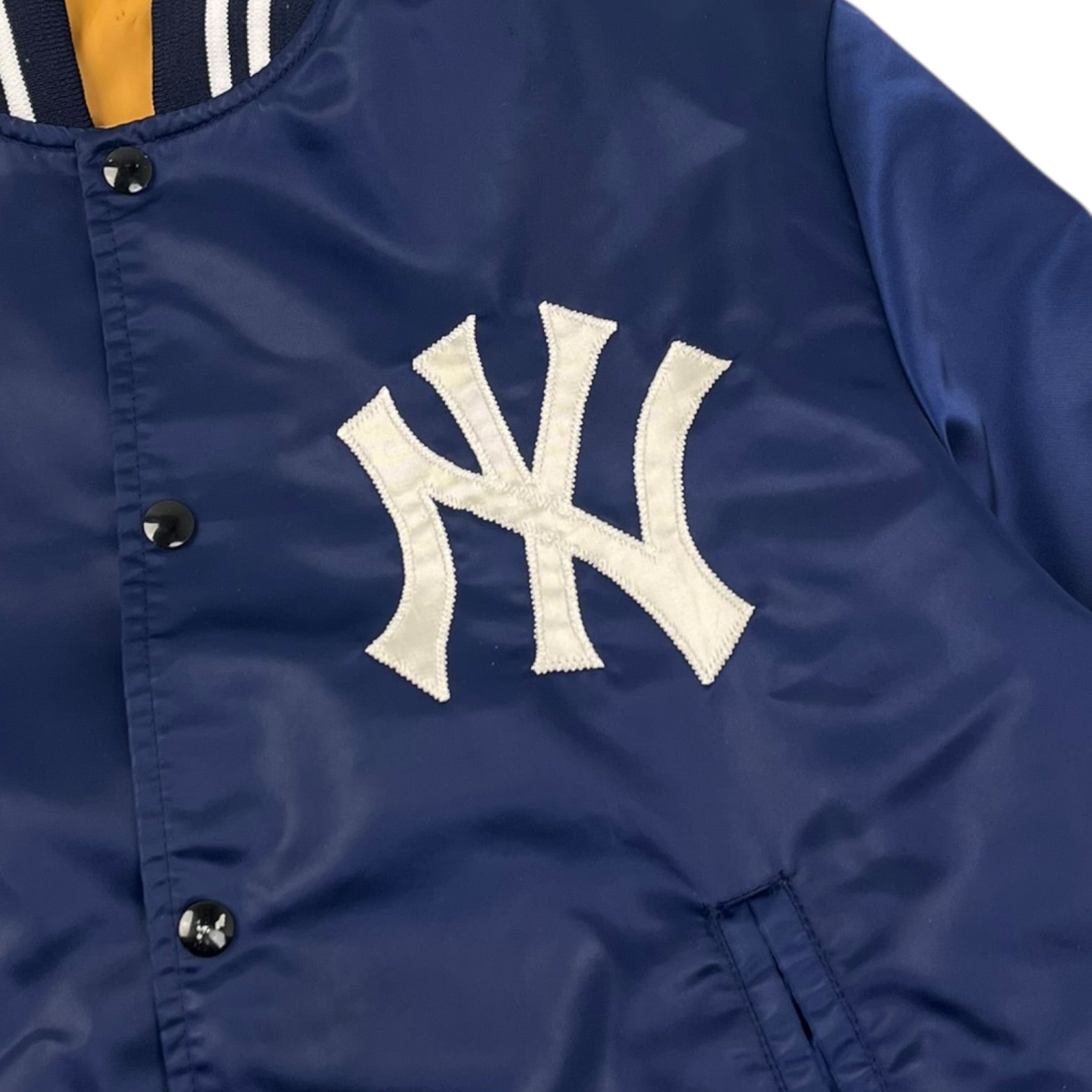 Vintage New York Yankees Satin Bomber Jacket