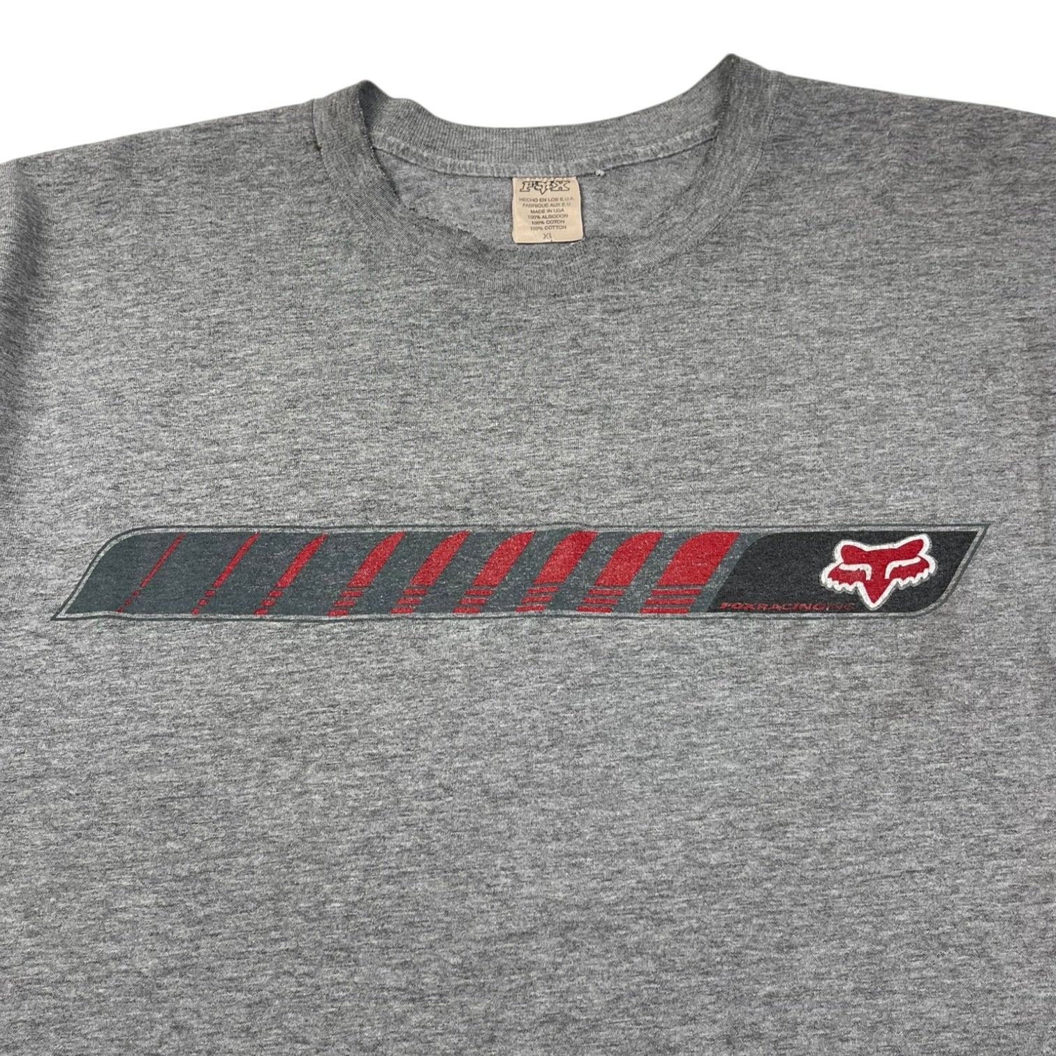 Vintage Fox Racing T-Shirt Grey