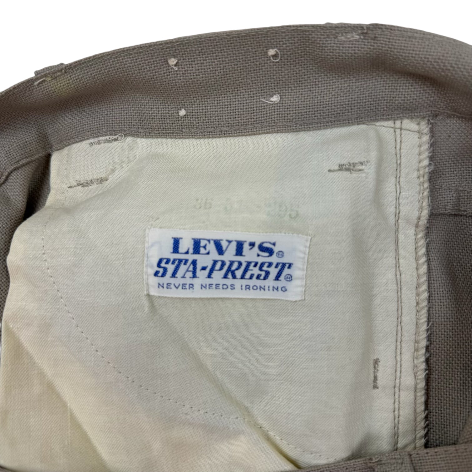 Vintage Levi’s Sta-Prest Pants Tan