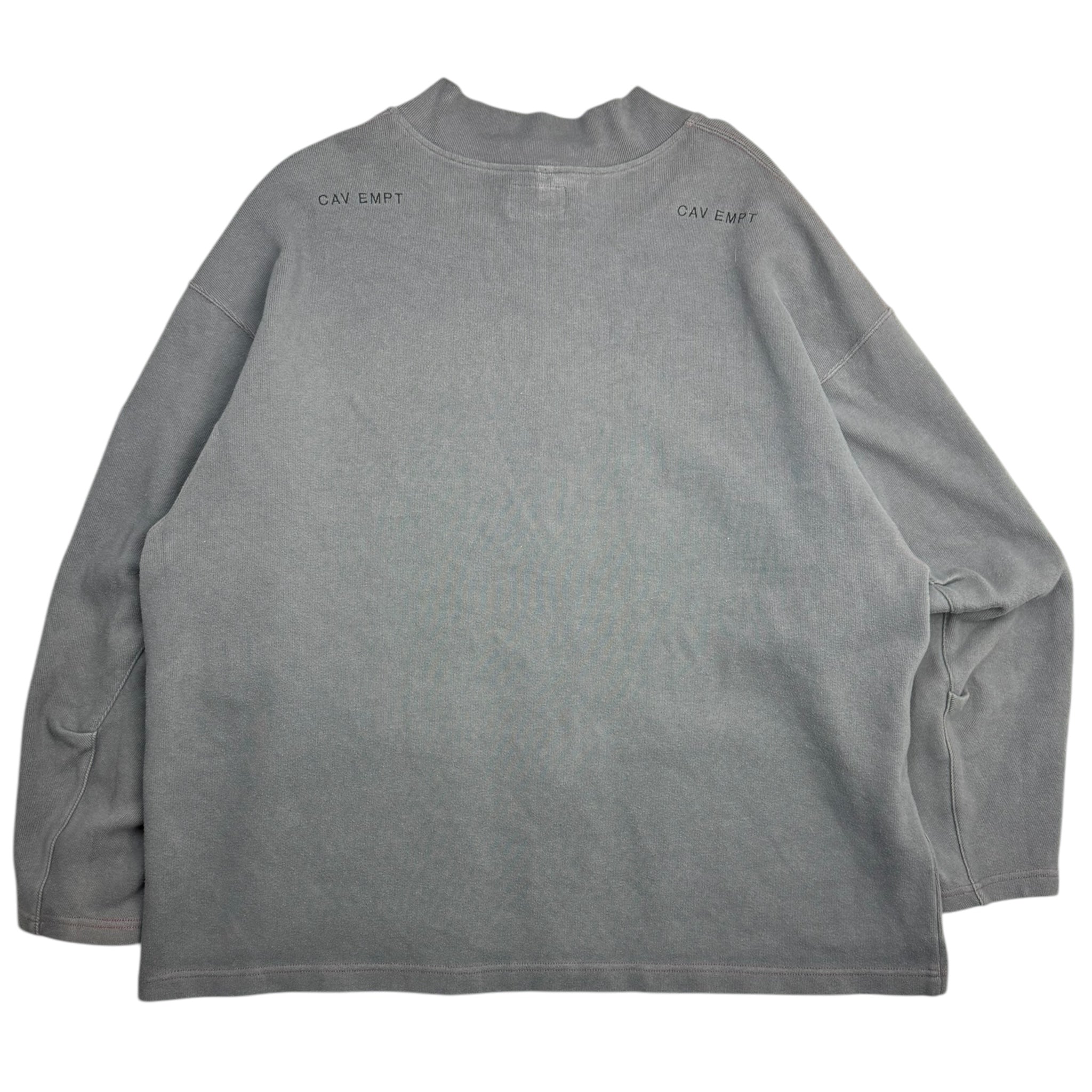 Cav Empt Overdye Taped Zip Up Sweat