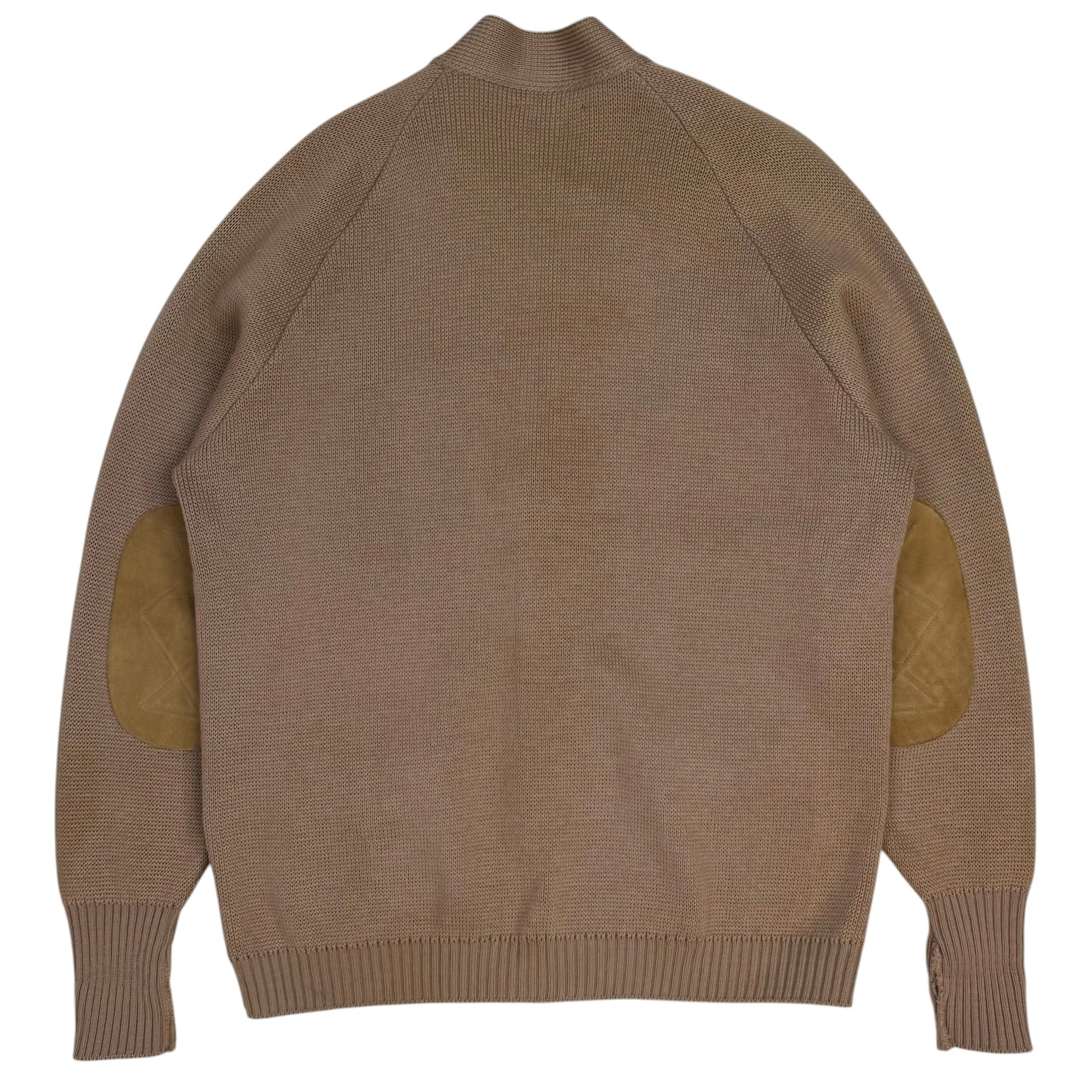 Vintage Tundra Leather Cardigan Tan