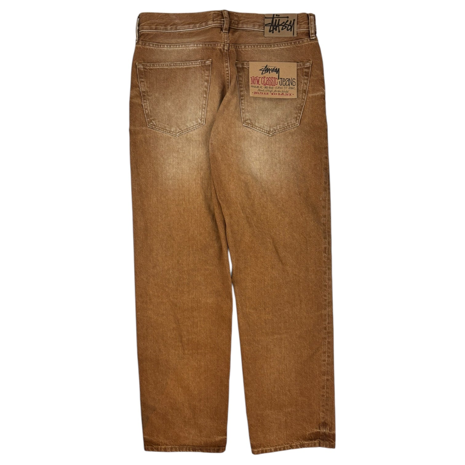 Stussy New Classic Jean Denim Vintage Brown