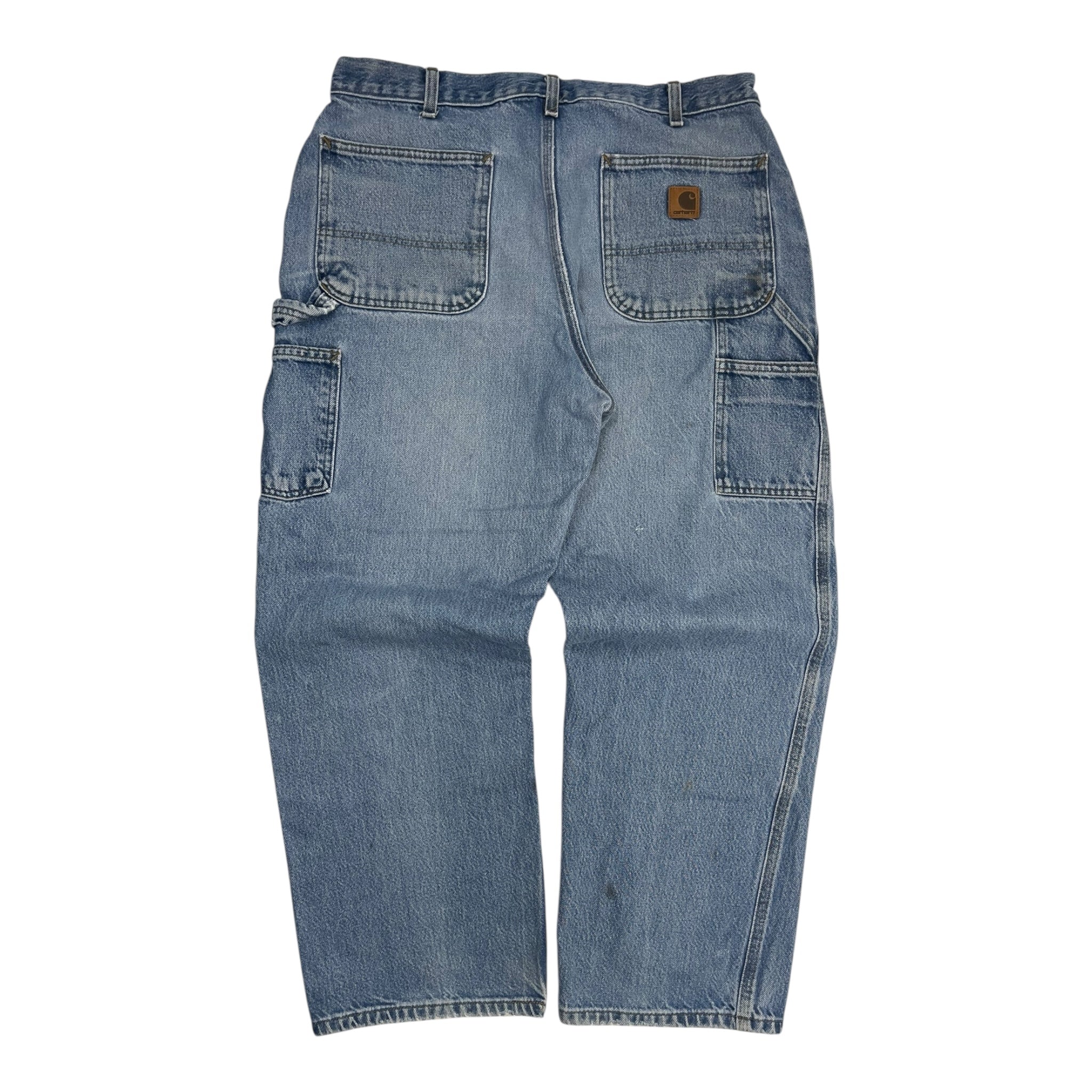 Vintage Carhartt B137 Worn in Blue Jean