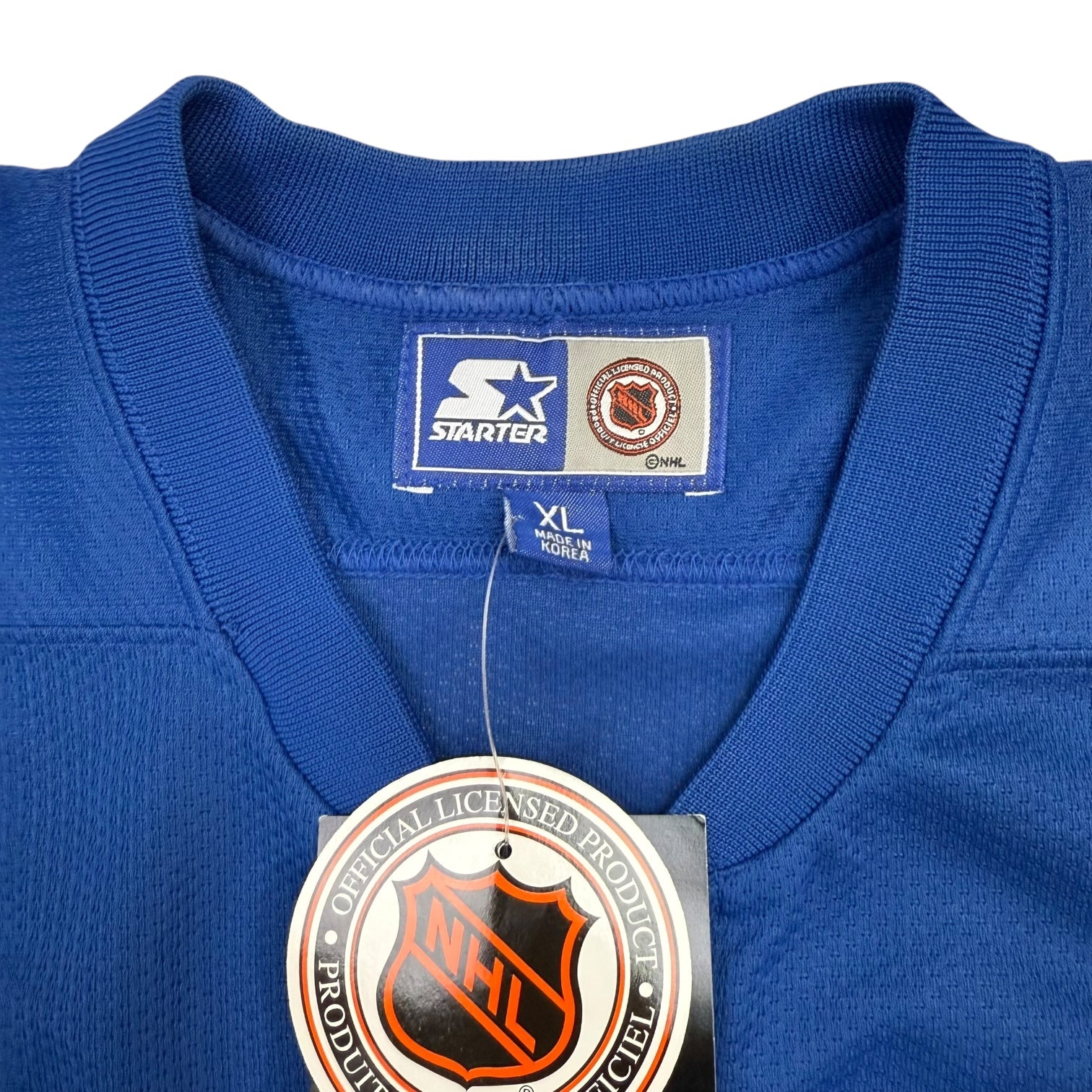 Vintage Starter New York Rangers Home Jersey Blue