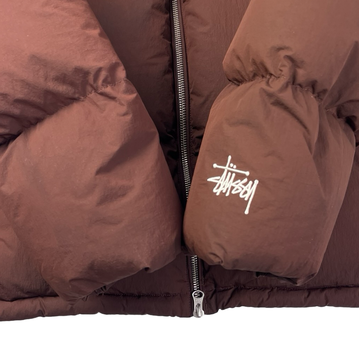 Stussy Nylon Down Puffer Mocha