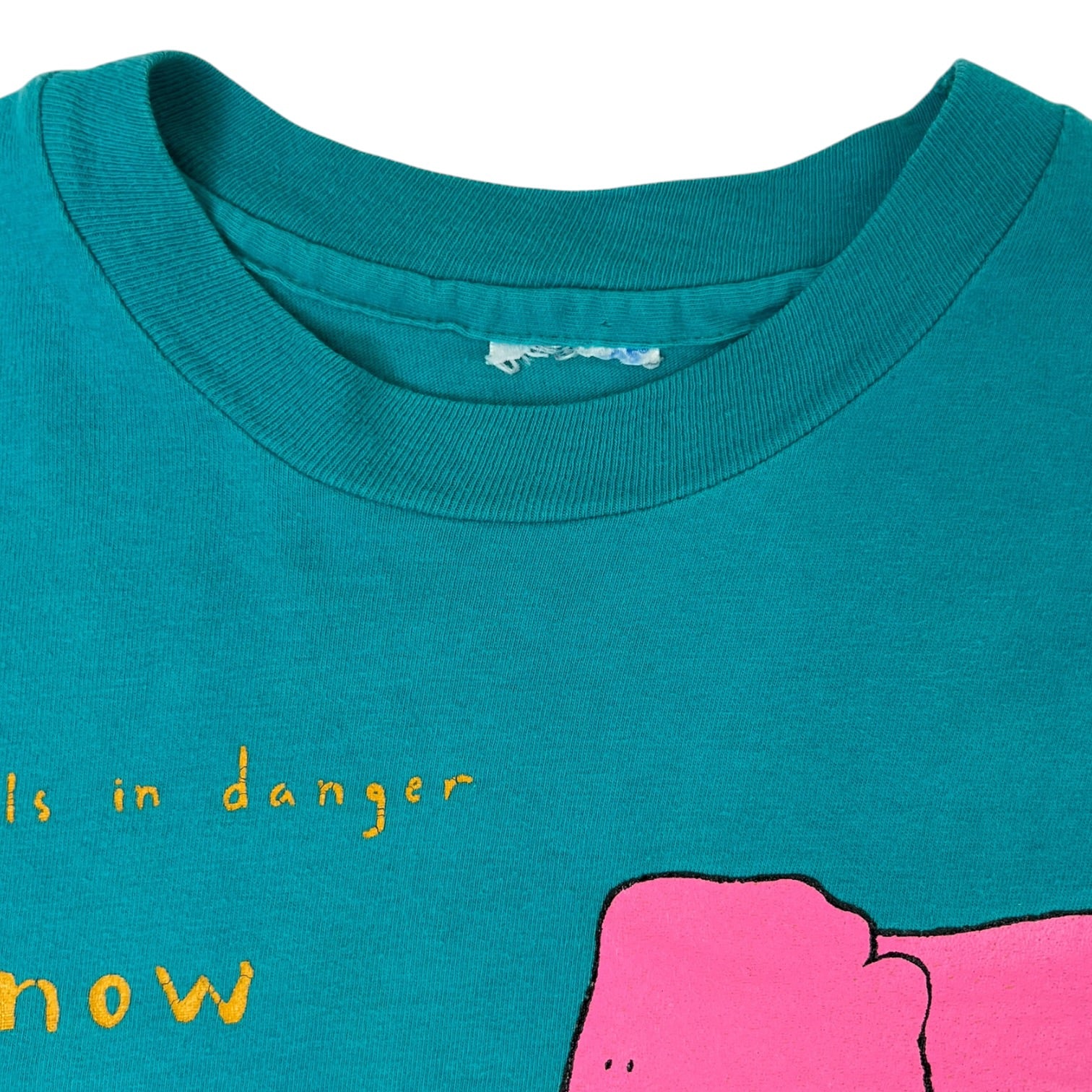 Vintage 1990’s The Body Shop “ Animals in Danger” Graphic T-Shirt