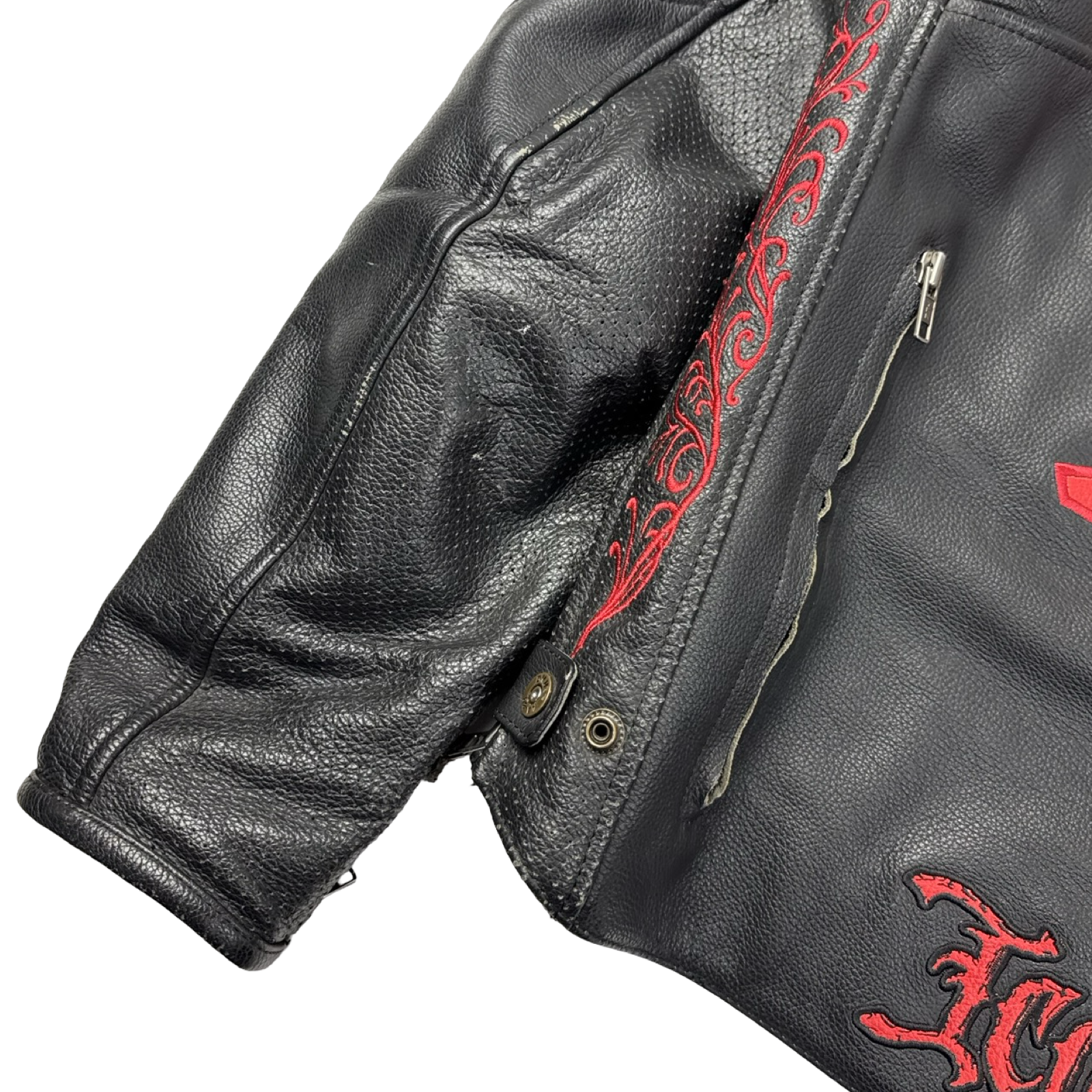 Vintage Icon Moto South Dakota Leather Biker Jacket