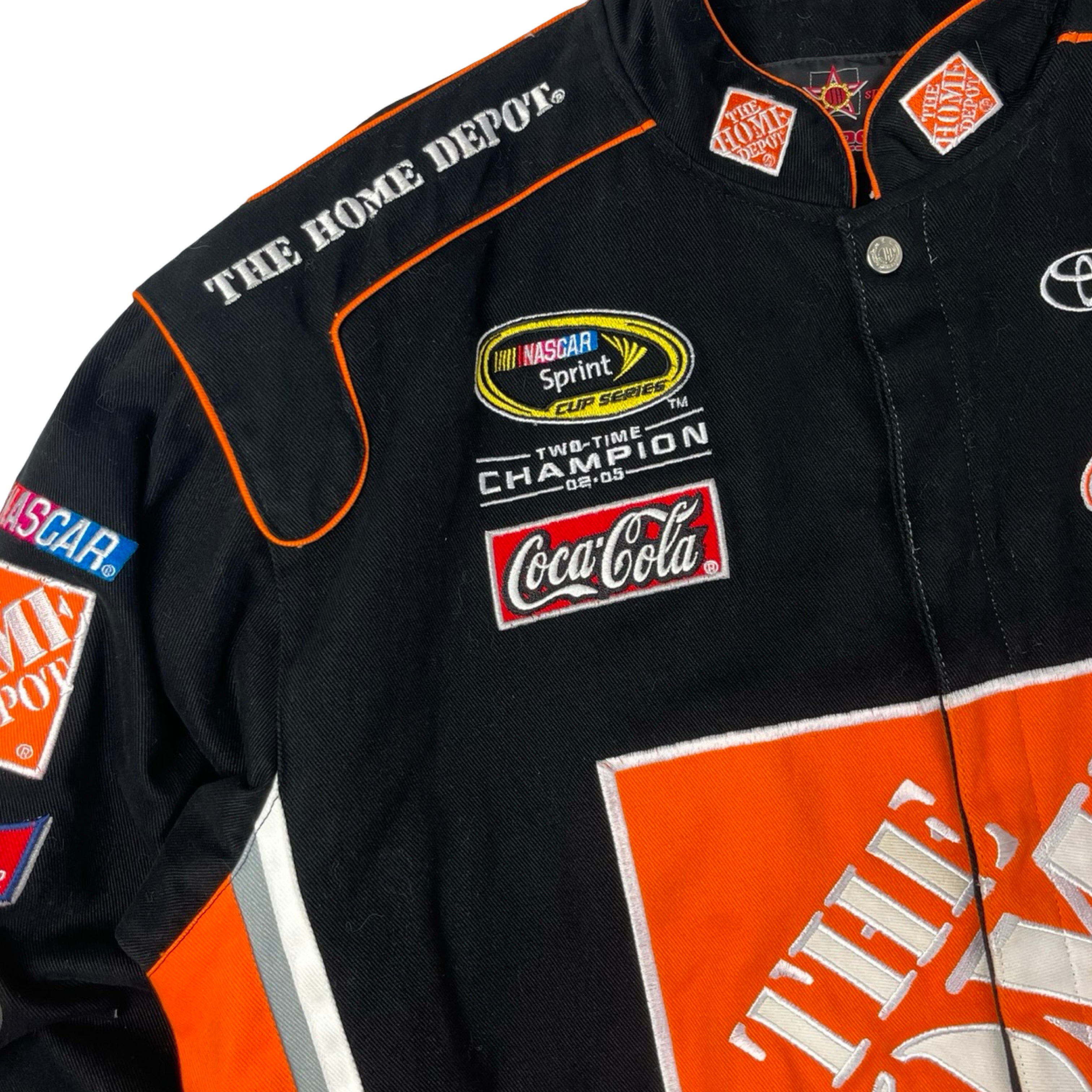 Vintage Tony Stewart Home Depot NASCAR Racing Jacket