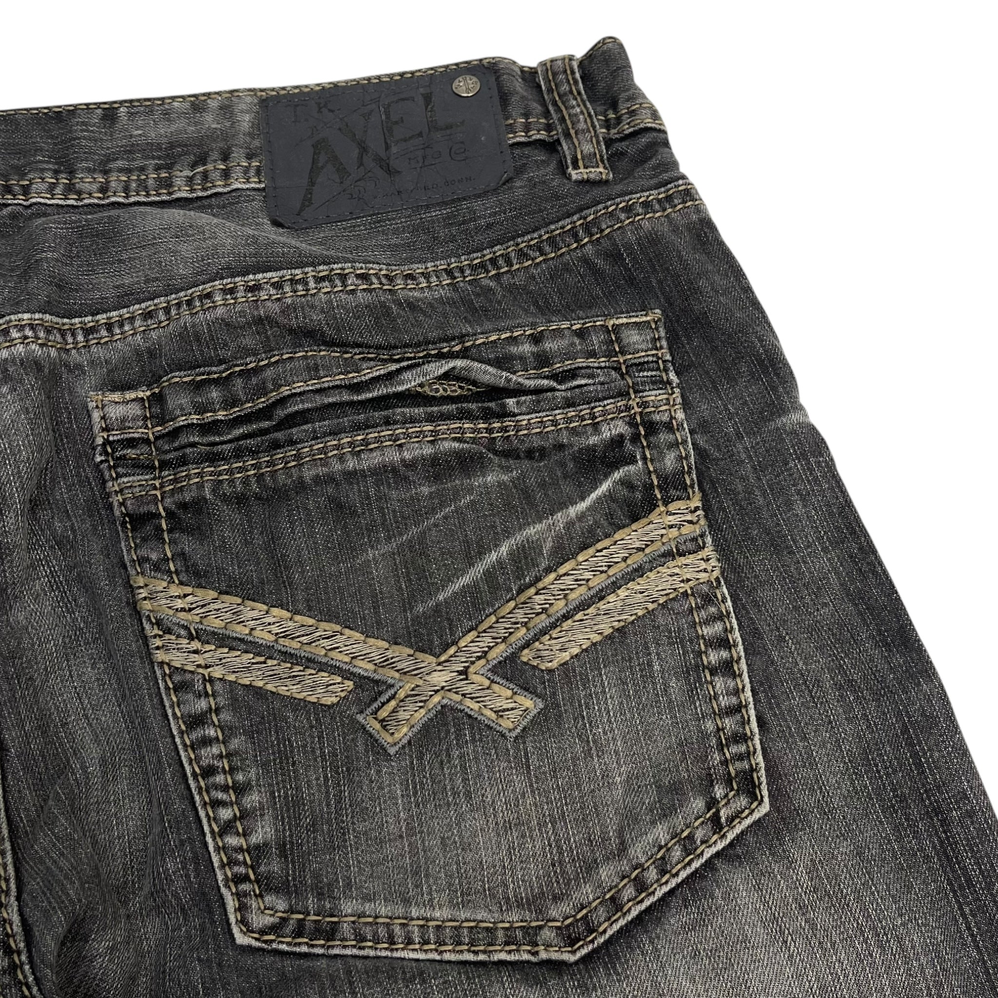 Vintage Axel Straight Jeans Washed Grey