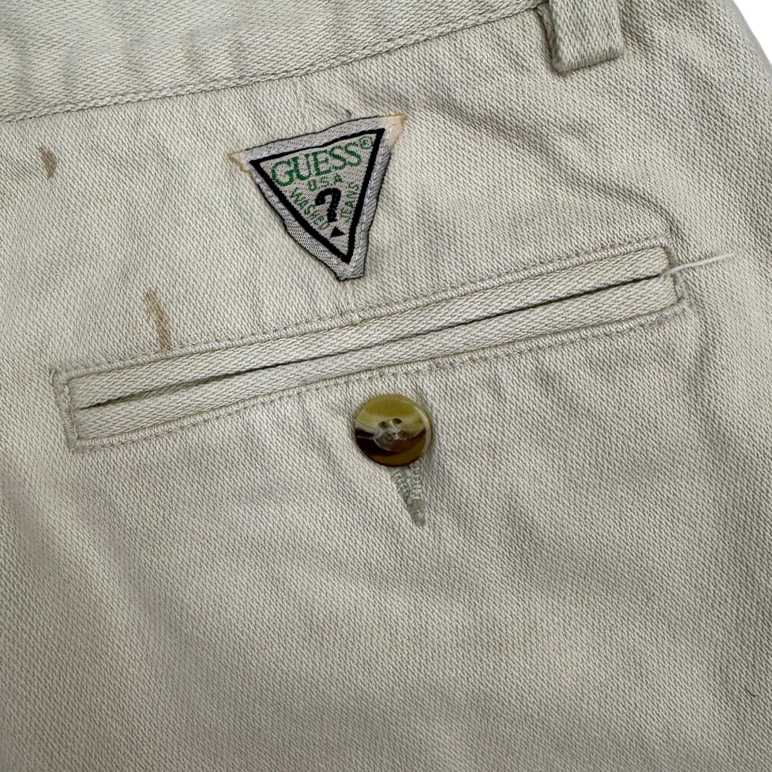 Vintage Guess Jeans Denim Pants White