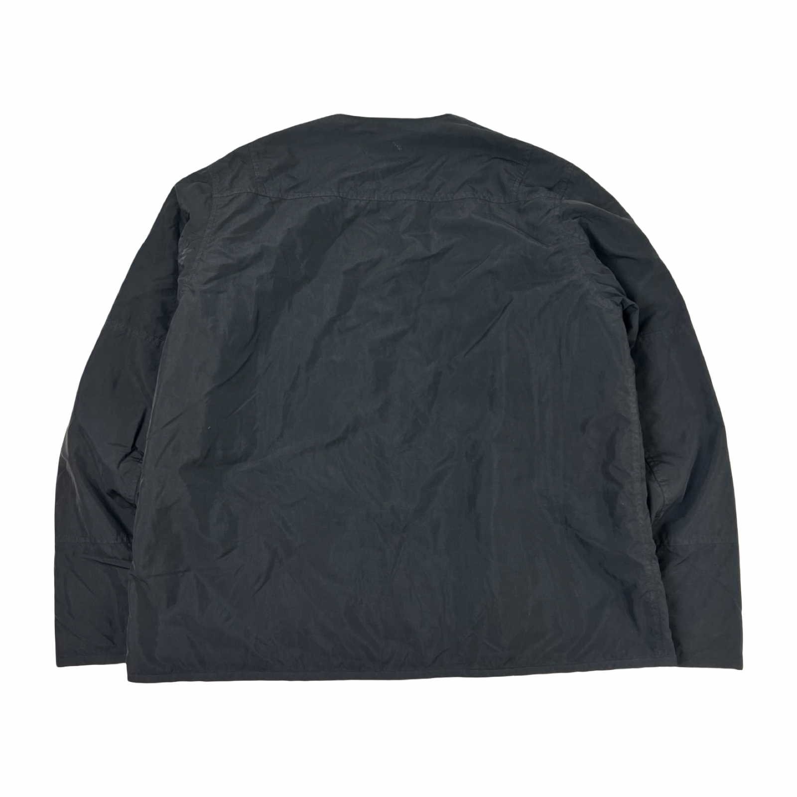 HAVEN Collarless Full-Zip Jacket Black