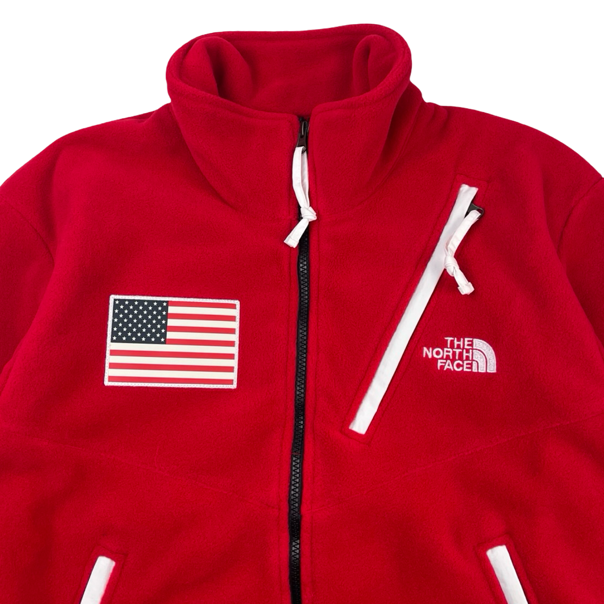 SS17 Supreme x The North Face Trans Antarctica Expedition Fleece Jacket Red