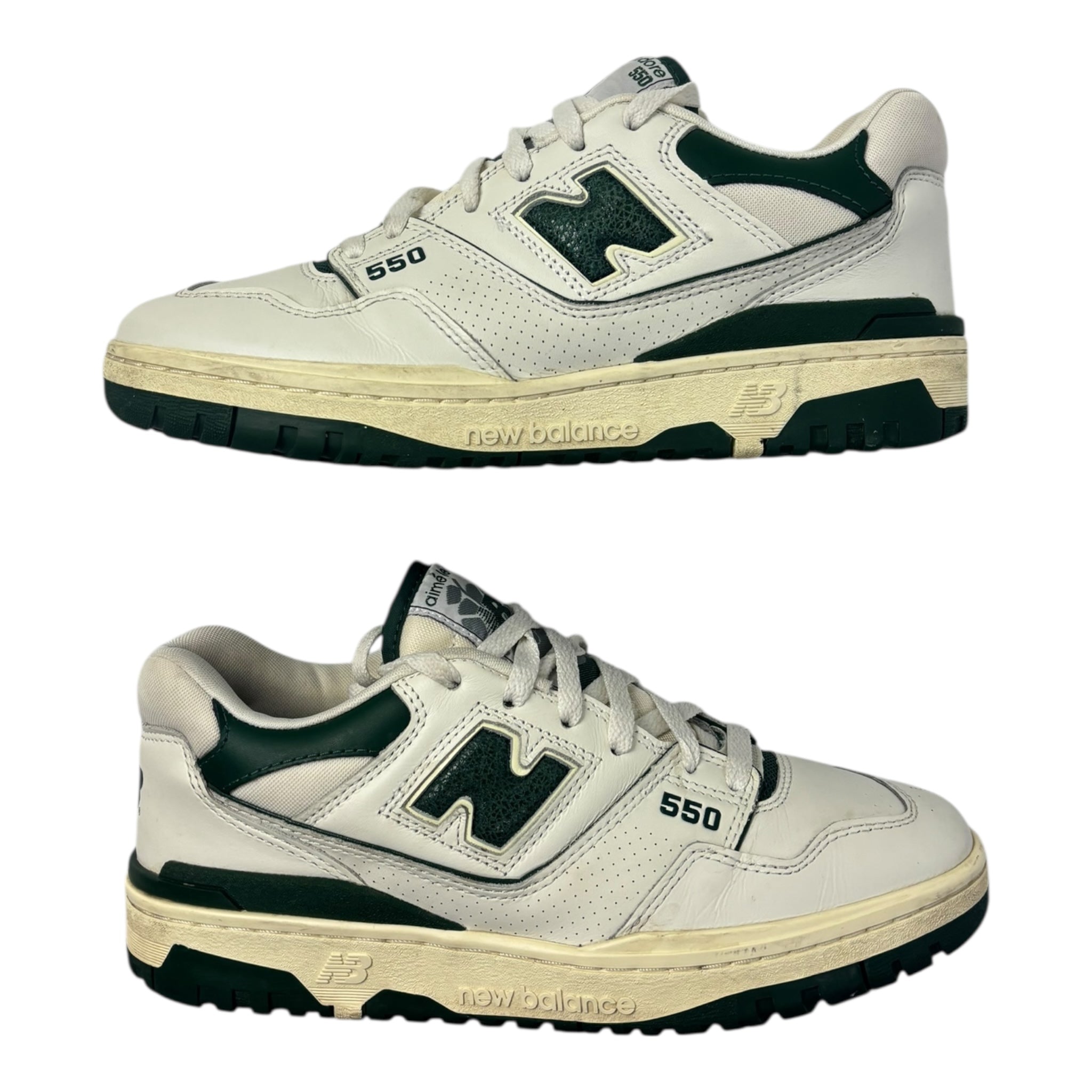New Balance Aimé Leon Dore スニーカー New Balance 550 X Aime Leon Dore White Green (Used)