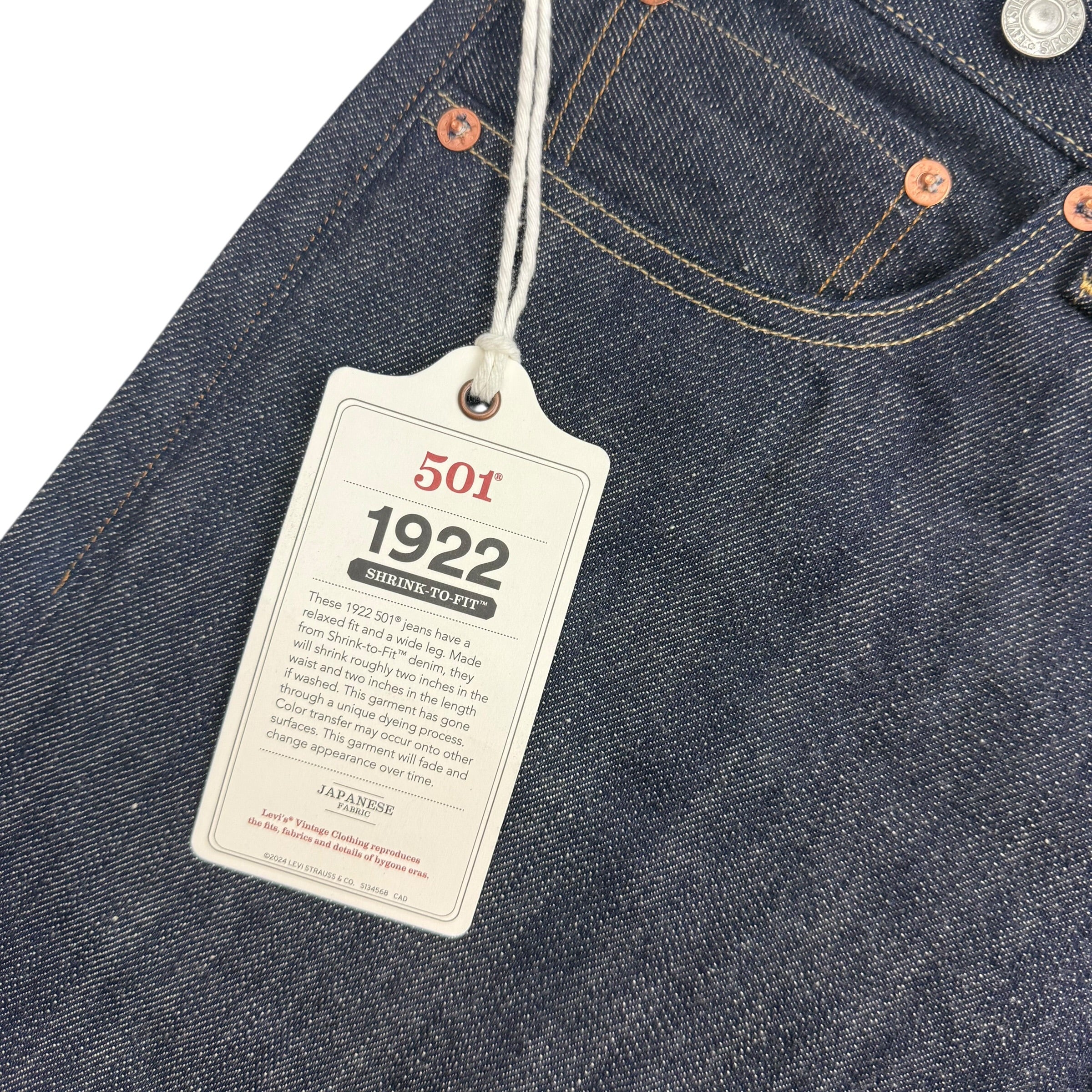 Levi's Vintage Clothing Made in Japan 1922 501® Original Fit