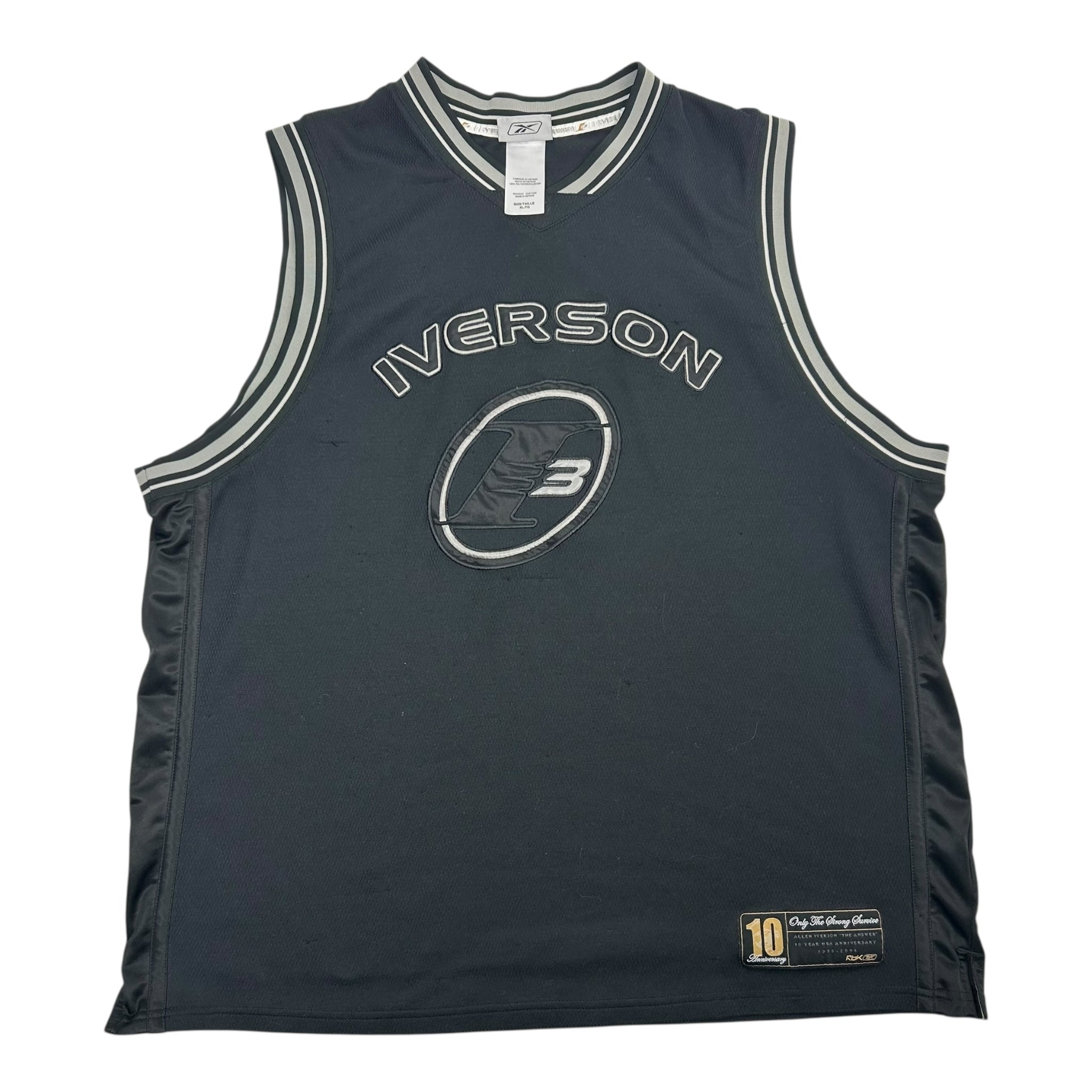 Alan Iverson I3 Basketball Jersey Black