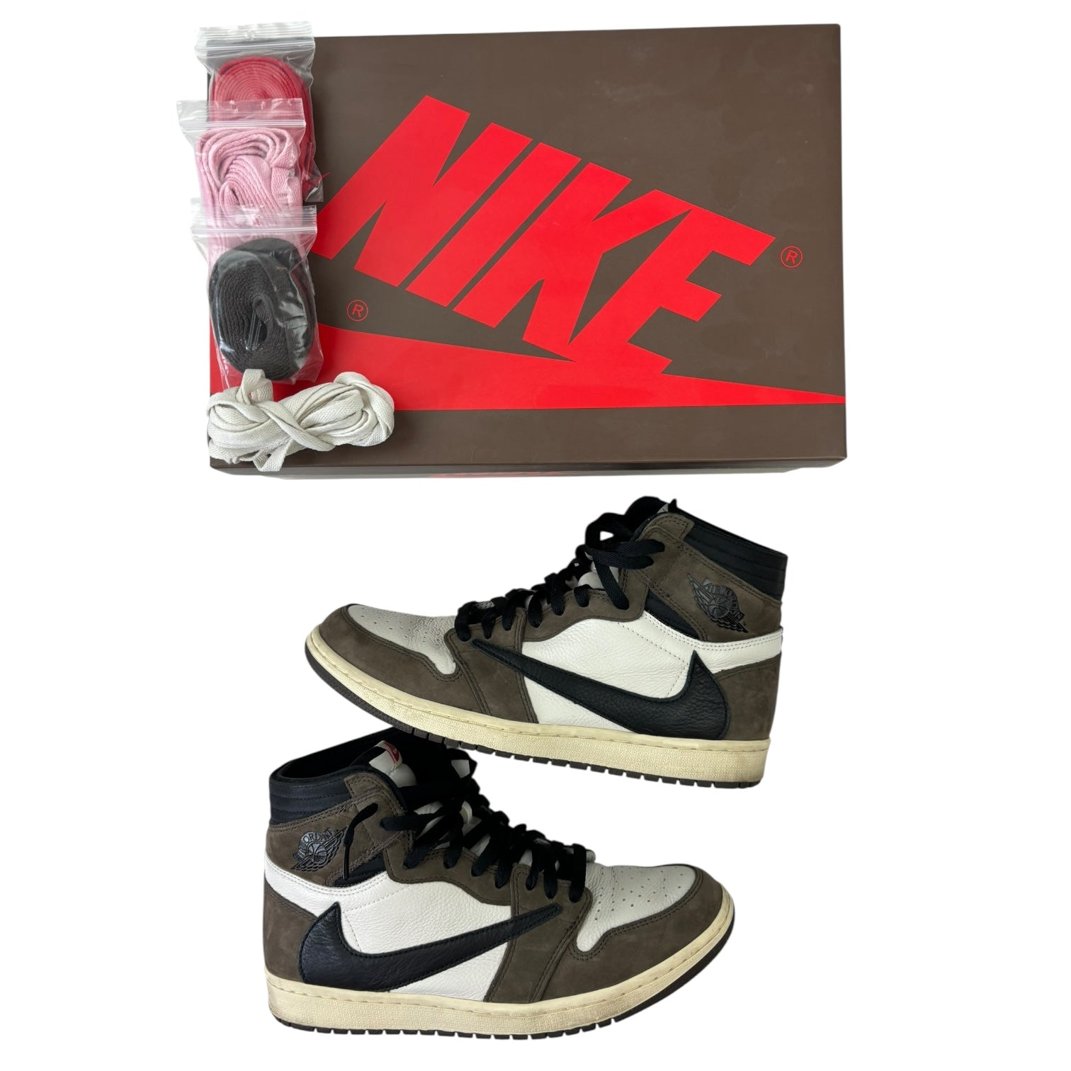 Travis Scott Jordan 1 Retro High OG SP Mocha (Used)