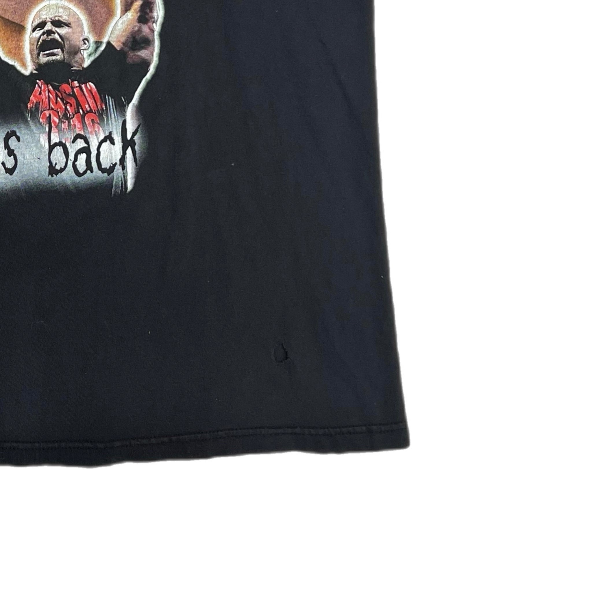2000 Stone Cold WWF “The Rattle Is Back” Tee Black