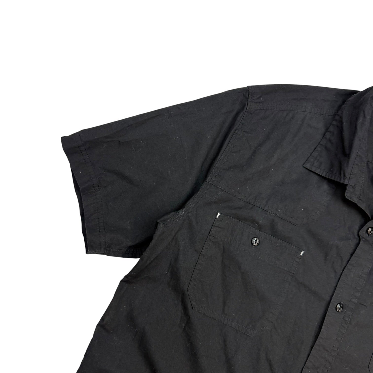 Stussy Button Up Work Shirt Black