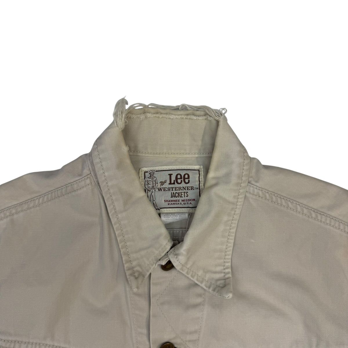 (W) Vintage Lee Westerner Denim Jacket Tan
