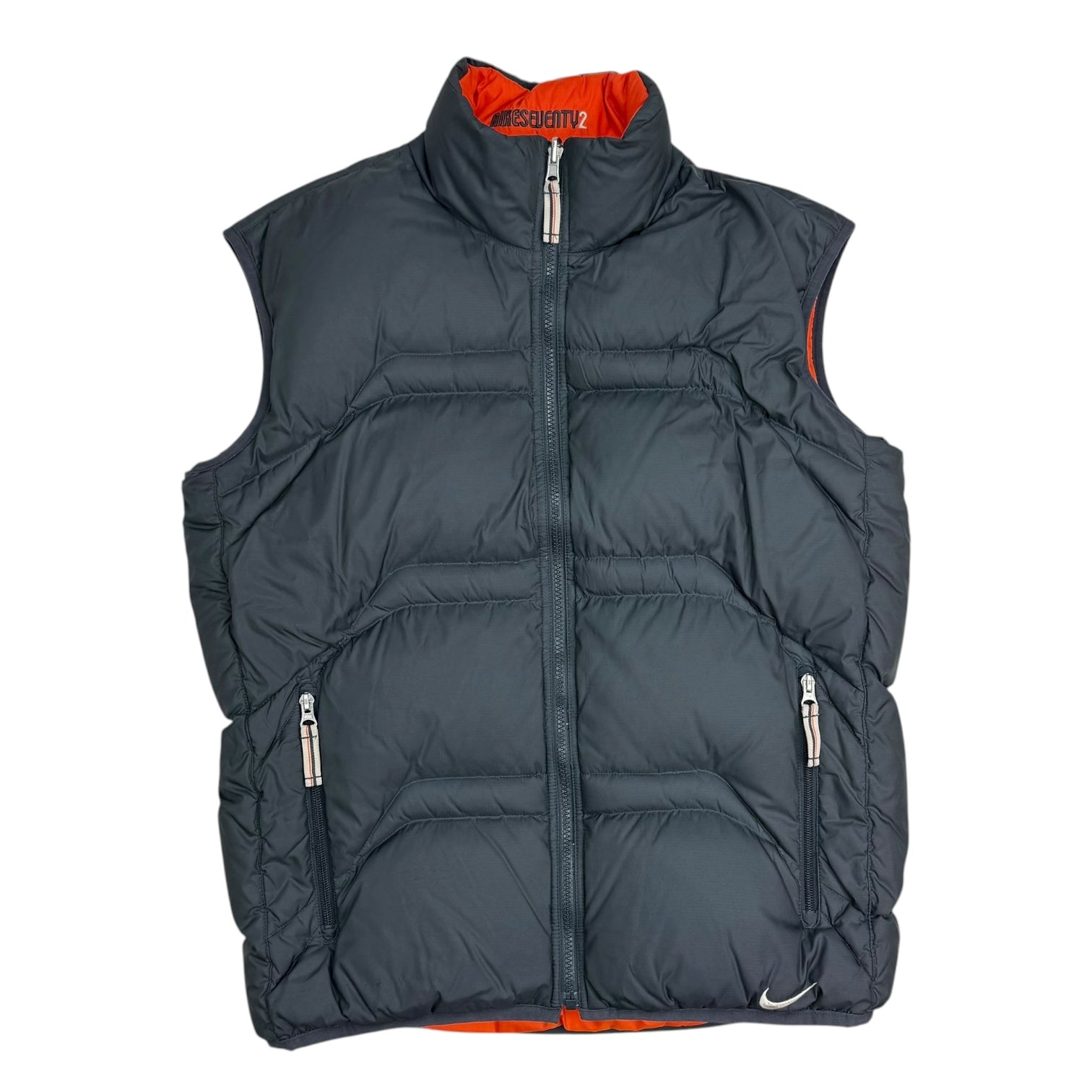 Vintage Nike Reversible Vest Black/Orange