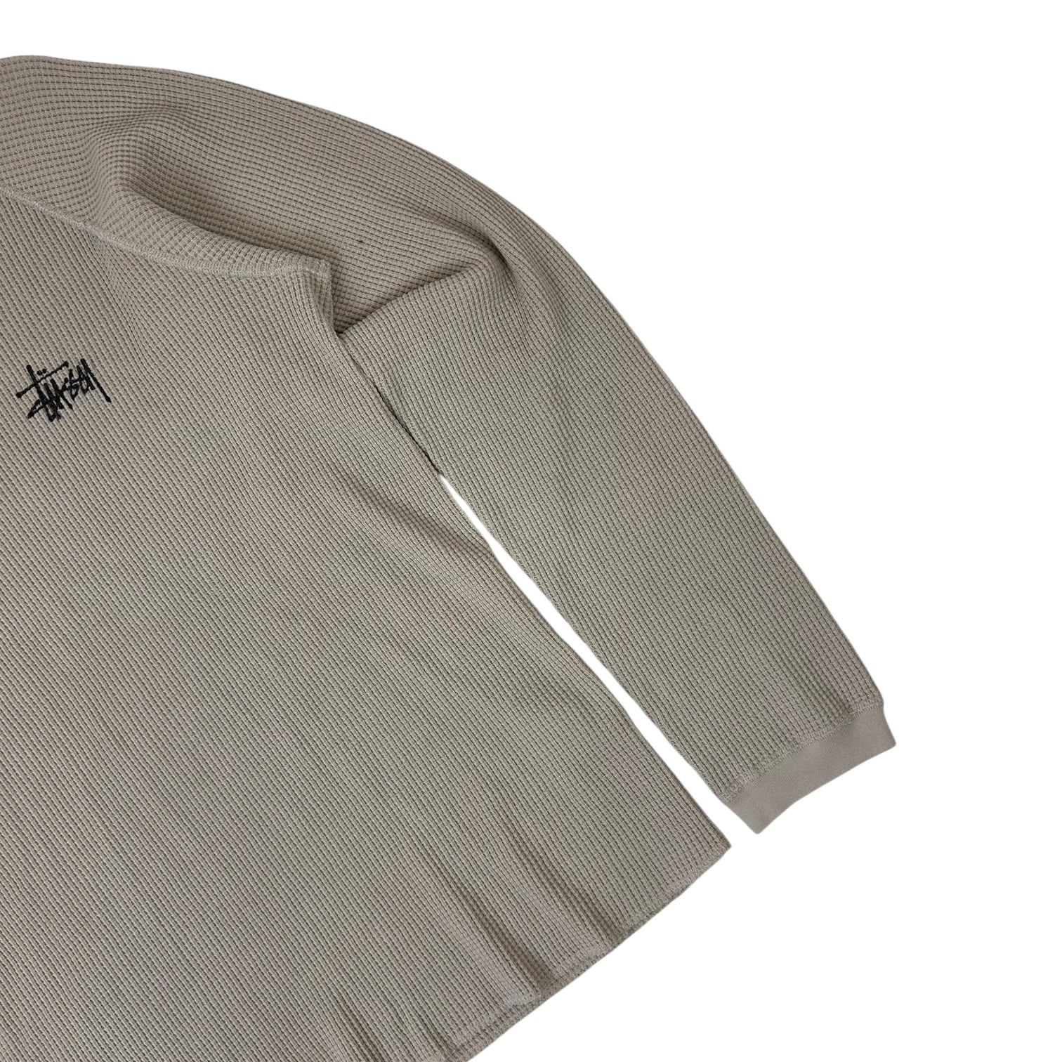 Stussy Raglan Thermal Sweater Bone