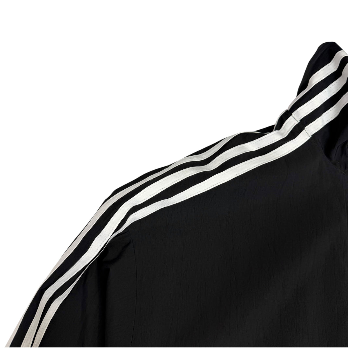 Adidas Y-3 3 Stripes Nylon Shell 1/2 Zip Jacket Black