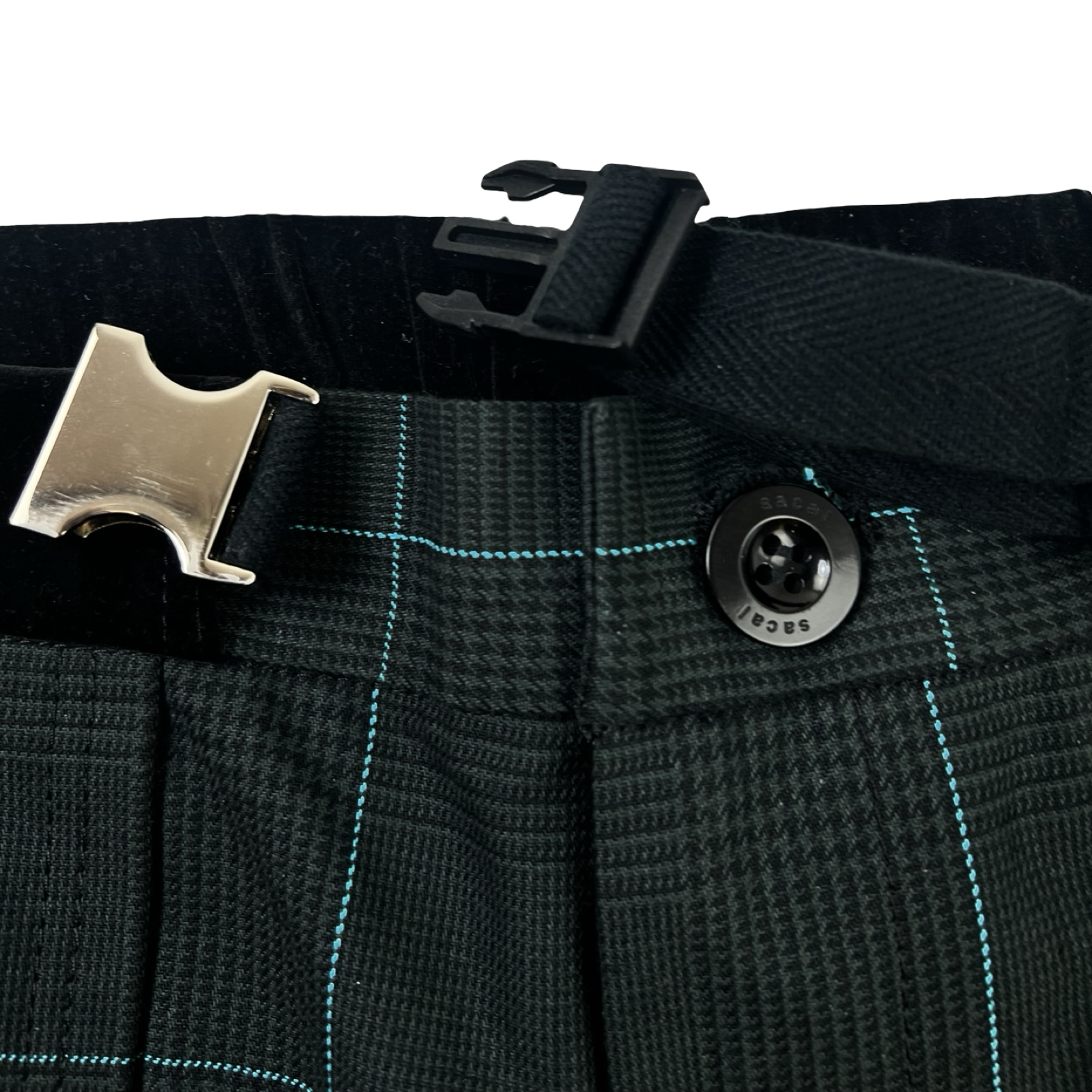 Sacai Glen Grid Tactical Buckle Utiltarian Pant