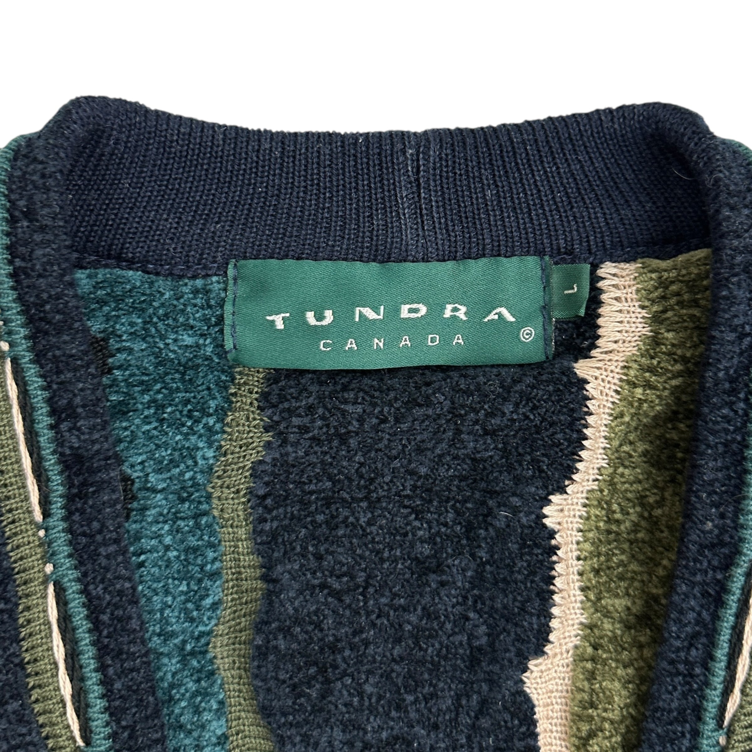 Vintage Tundra Coogi Style Cardigan